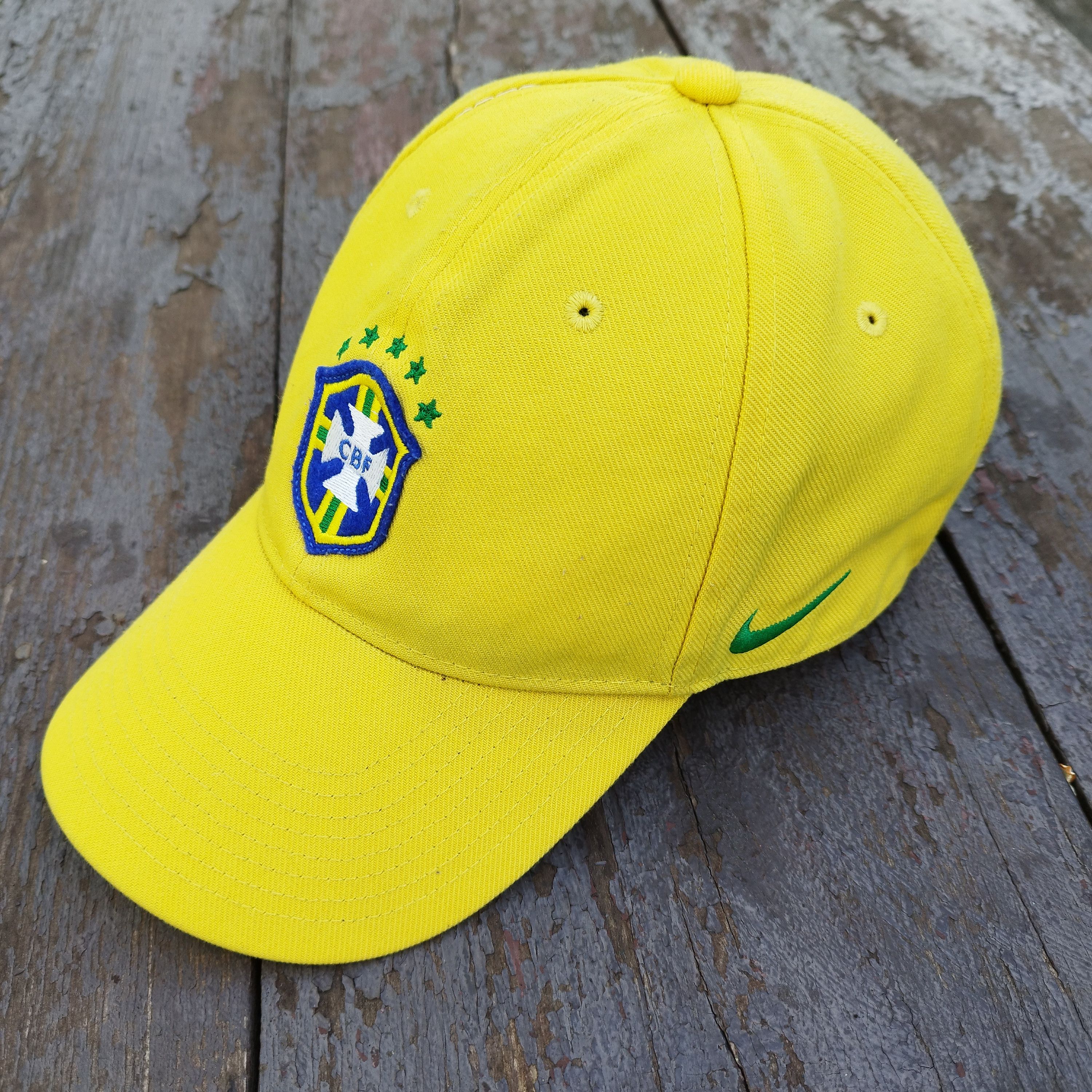 Nike Vintage Nike Brazil National Football Team Adjustable Cap Size ONE SIZE - 1 Thumbnail