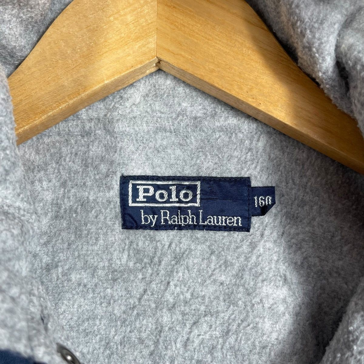 Polo Ralph Lauren Vintage Polo Ralph Lauren Hooded Nylon Parka Jacket Navy Size US L / EU 52-54 / 3 - 3 Thumbnail