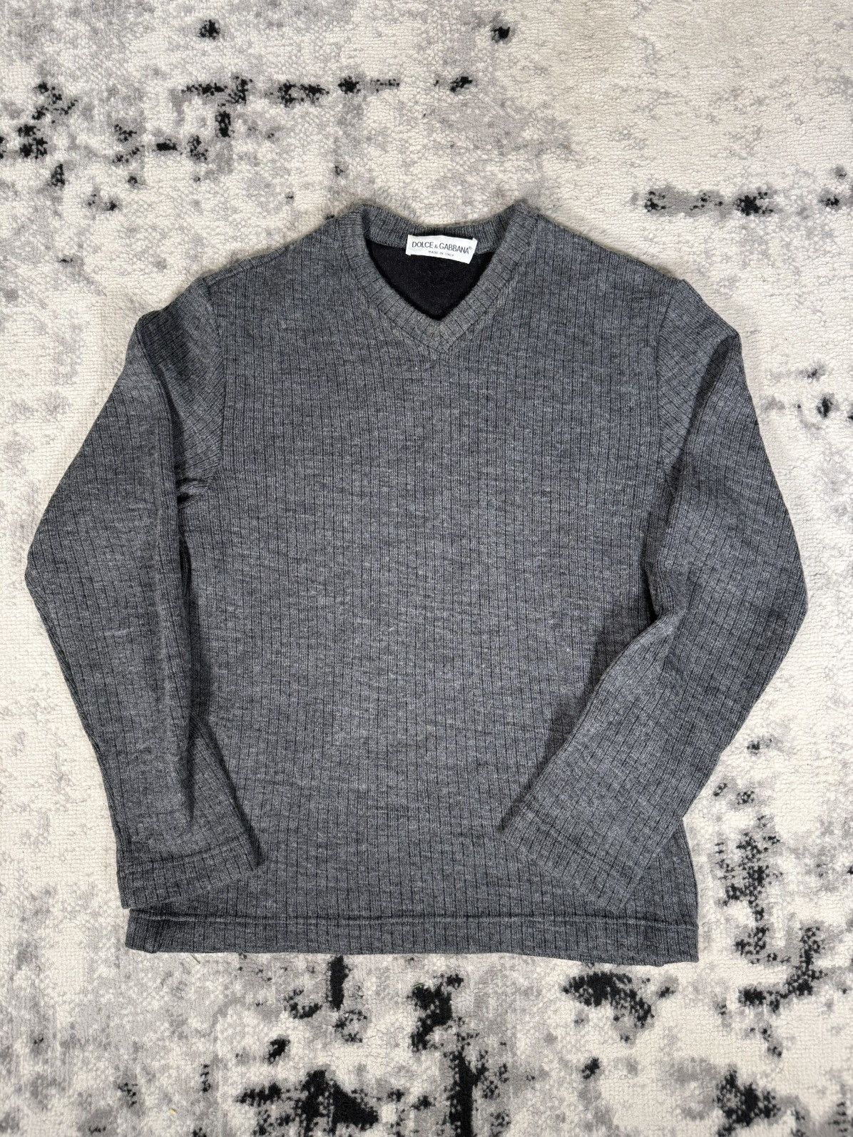 Dolce & Gabbana Vintage Dolce & gabbana Wool Blend V-Neck Sweater Size US M / EU 48-50 / 2 - 3 Thumbnail