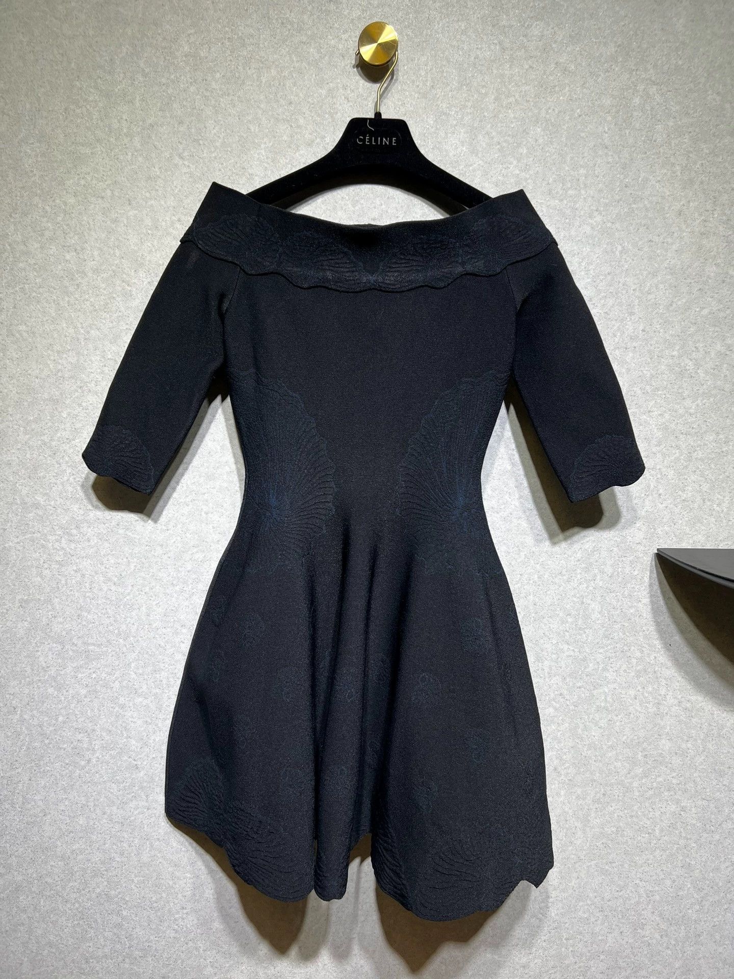 Alexander McQueen Alexander McQueen Black Mini Dress - dmc Size S / US 4 / IT 40 - 1 Thumbnail