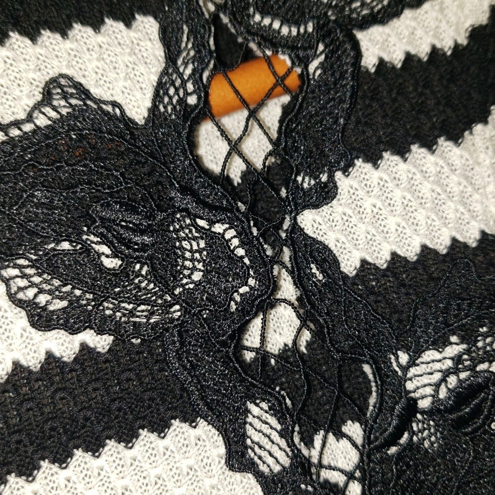 THAKOON EUC Thakoon black and white cotton/silk midi dress. SZ 0 Size XS / US 0-2 / IT 36-38 - 13 Thumbnail