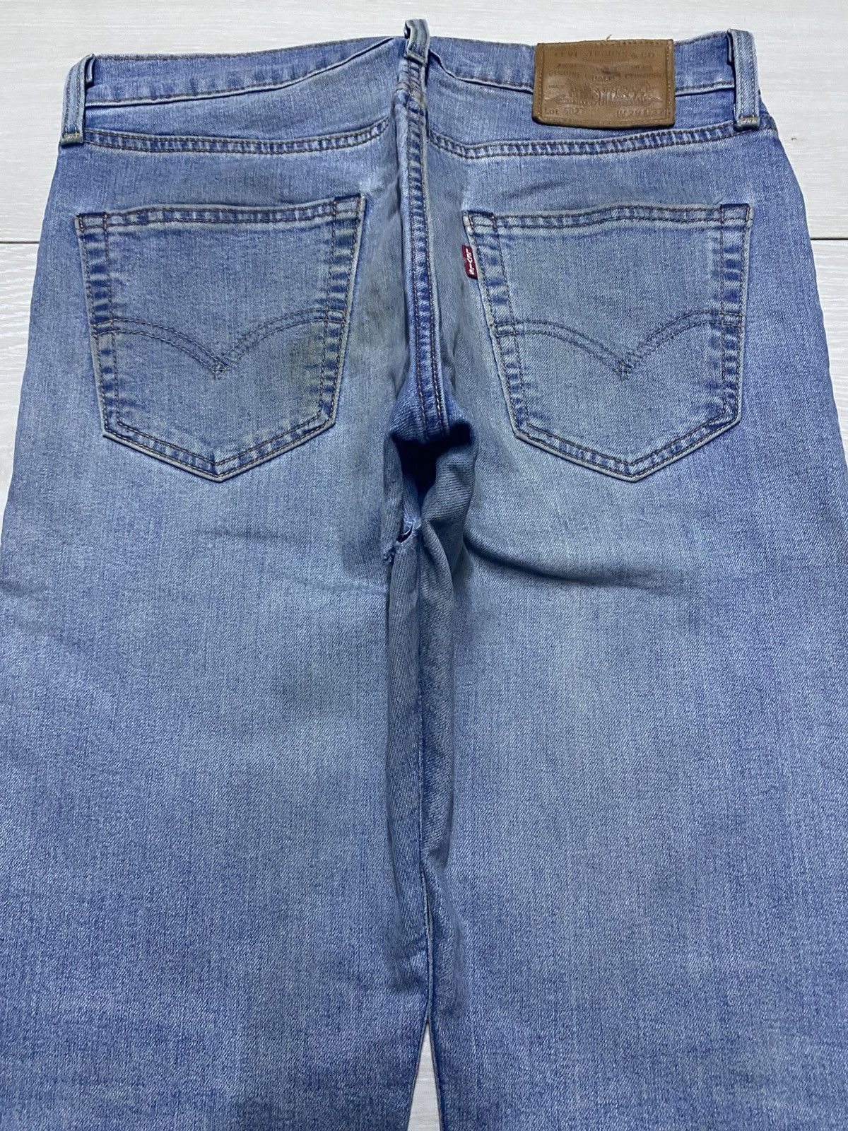 Levi's Vintage Levis 502 Faded Wash Distressed Slim Fit Size US 30 / EU 46 - 4 Thumbnail
