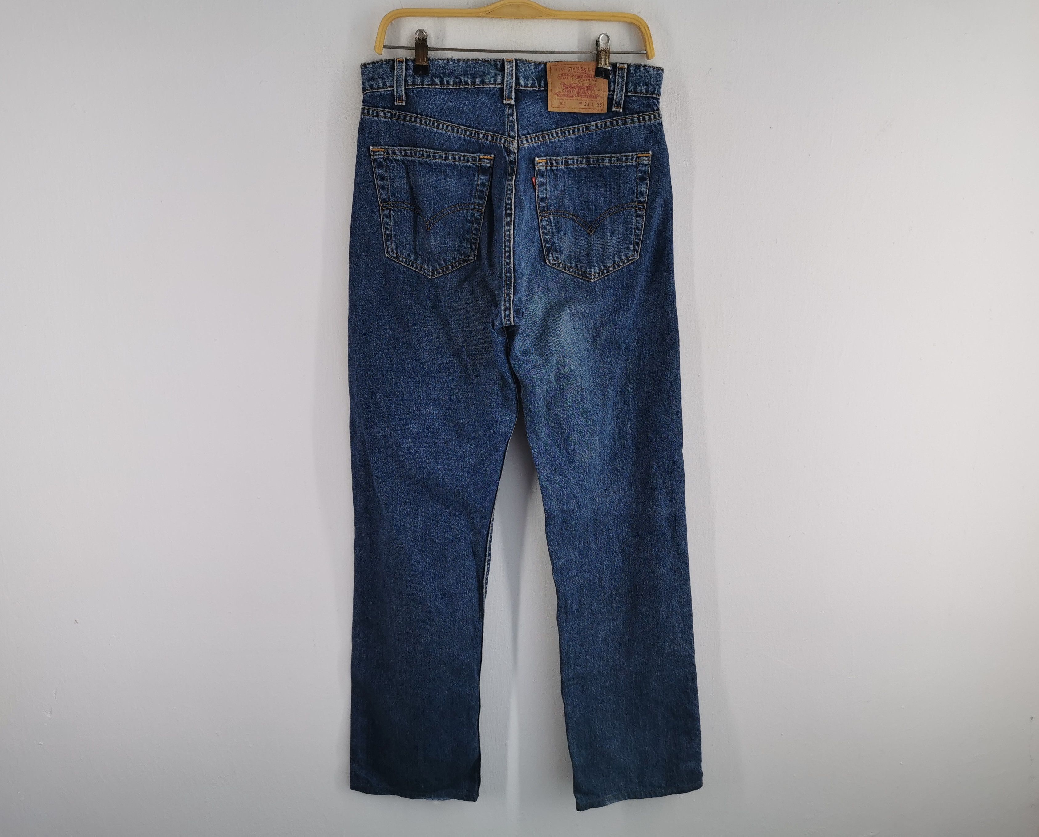 Levi's Vintage 90s Levis Lot 519 Denim Made In USA Size 32/33x36 Size US 32 / EU 48 - 3 Thumbnail