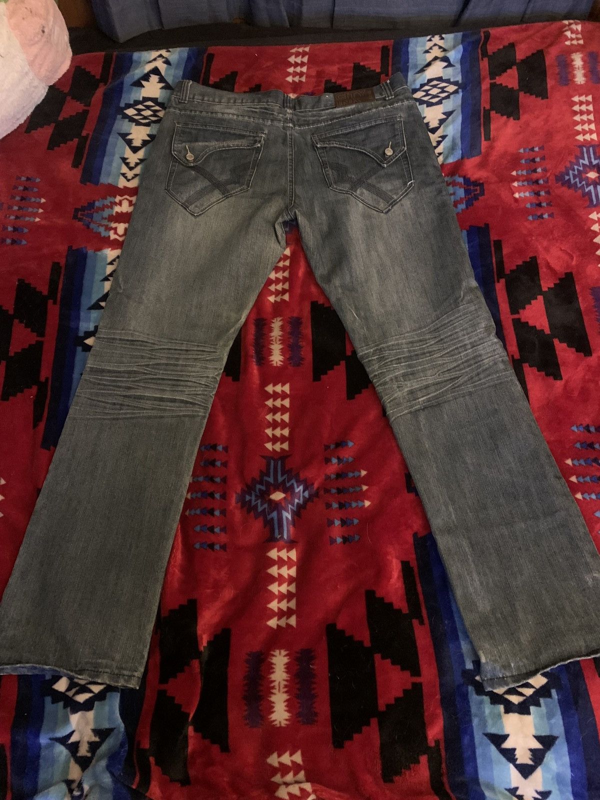 Vintage City Ink y2k distressed baggy jeans Size US 36 / EU 52 - 2 Thumbnail