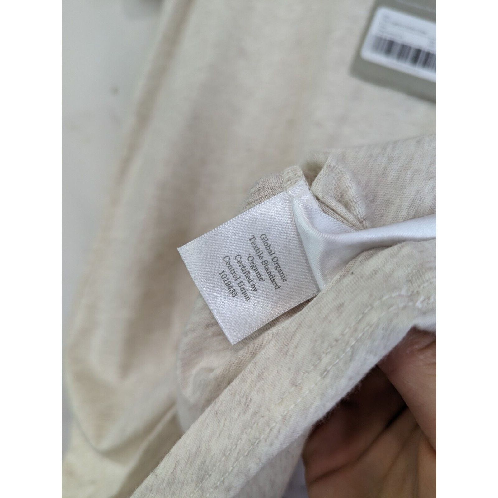 Everlane Everlane T Shirt Women XS Heathered Oat Tee Organic Crew Size XS / US 0-2 / IT 36-38 - 10 Thumbnail