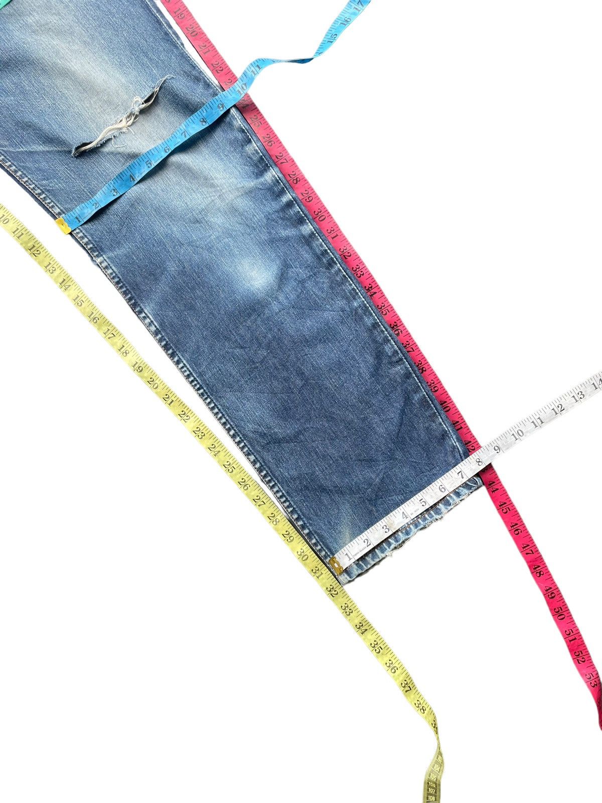 Levi's Vintage 90’s Levis 607 Orange Tab Distresed Denim Size US 34 / EU 50 - 22 Thumbnail
