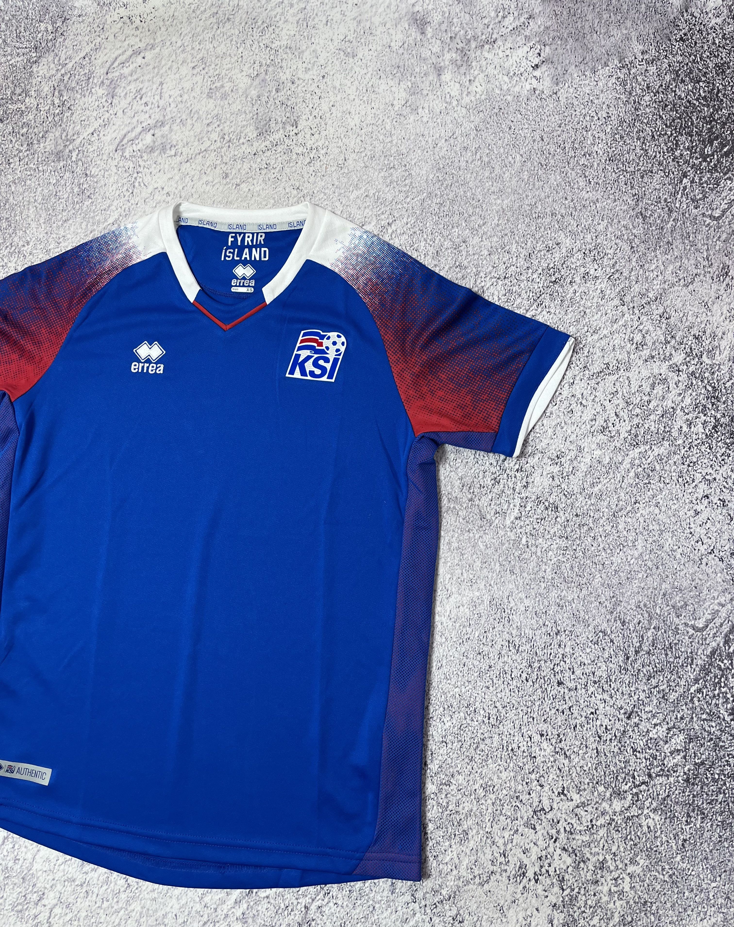 Errea Men soccer jersey Iseland KSI size Xs errea sport Size US XS / EU 42 / 0 - 4 Thumbnail