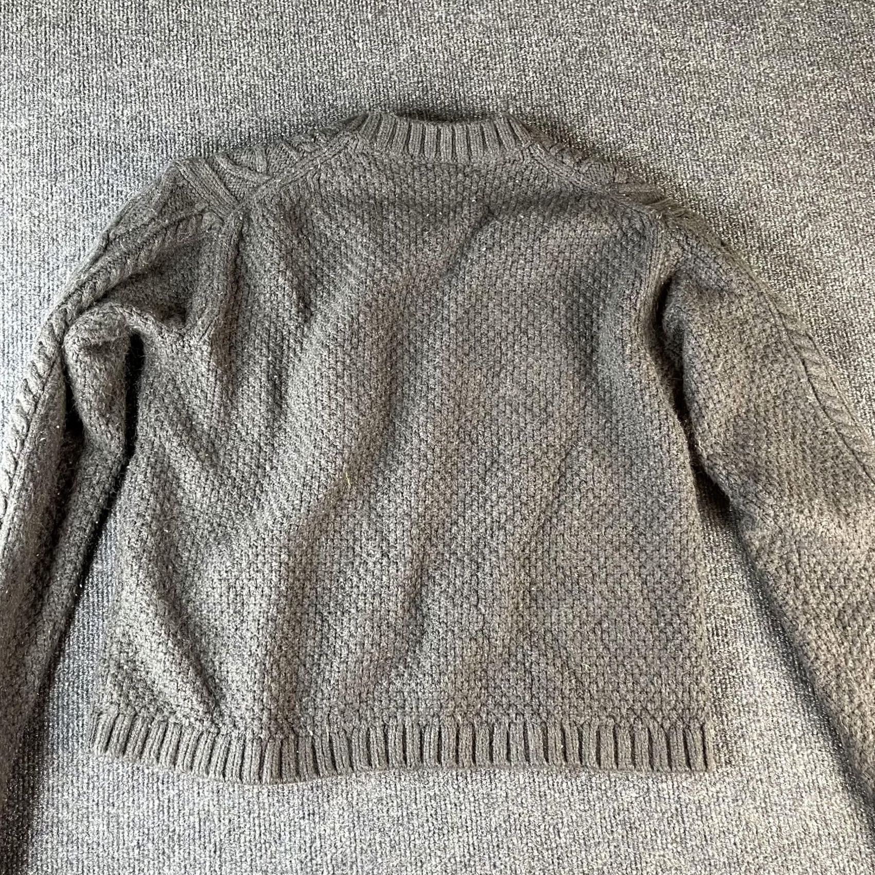 Uniqlo Uniqlo Sweater Womens XS Gray Cable Knit Crewneck Wool Blend Pullover Chunky Size XS / US 0-2 / IT 36-38 - 7 Thumbnail
