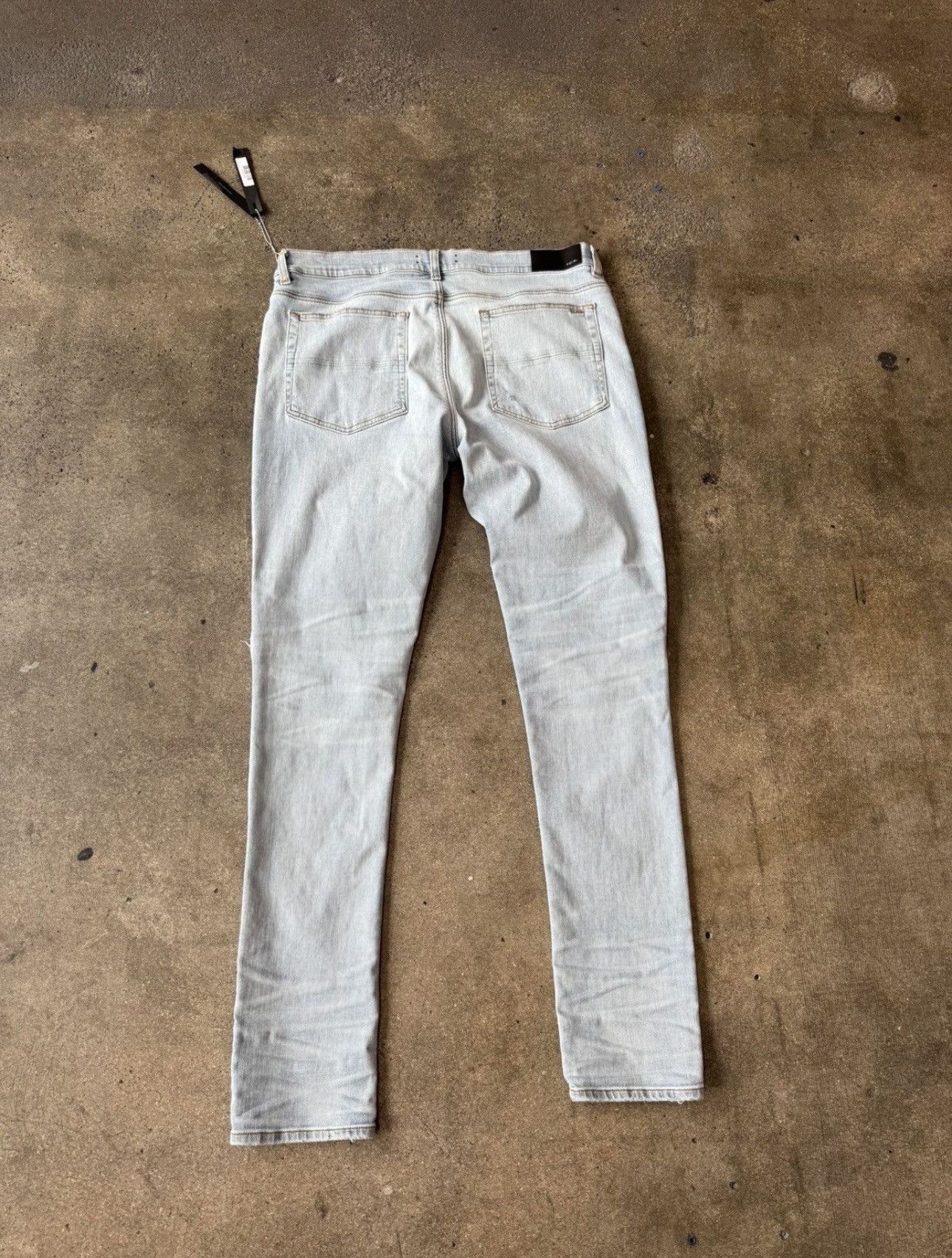 Amiri Amiri MX1 Bandana Jacquard Jean Light Blue Size US 38 / EU 54 - 2 Thumbnail