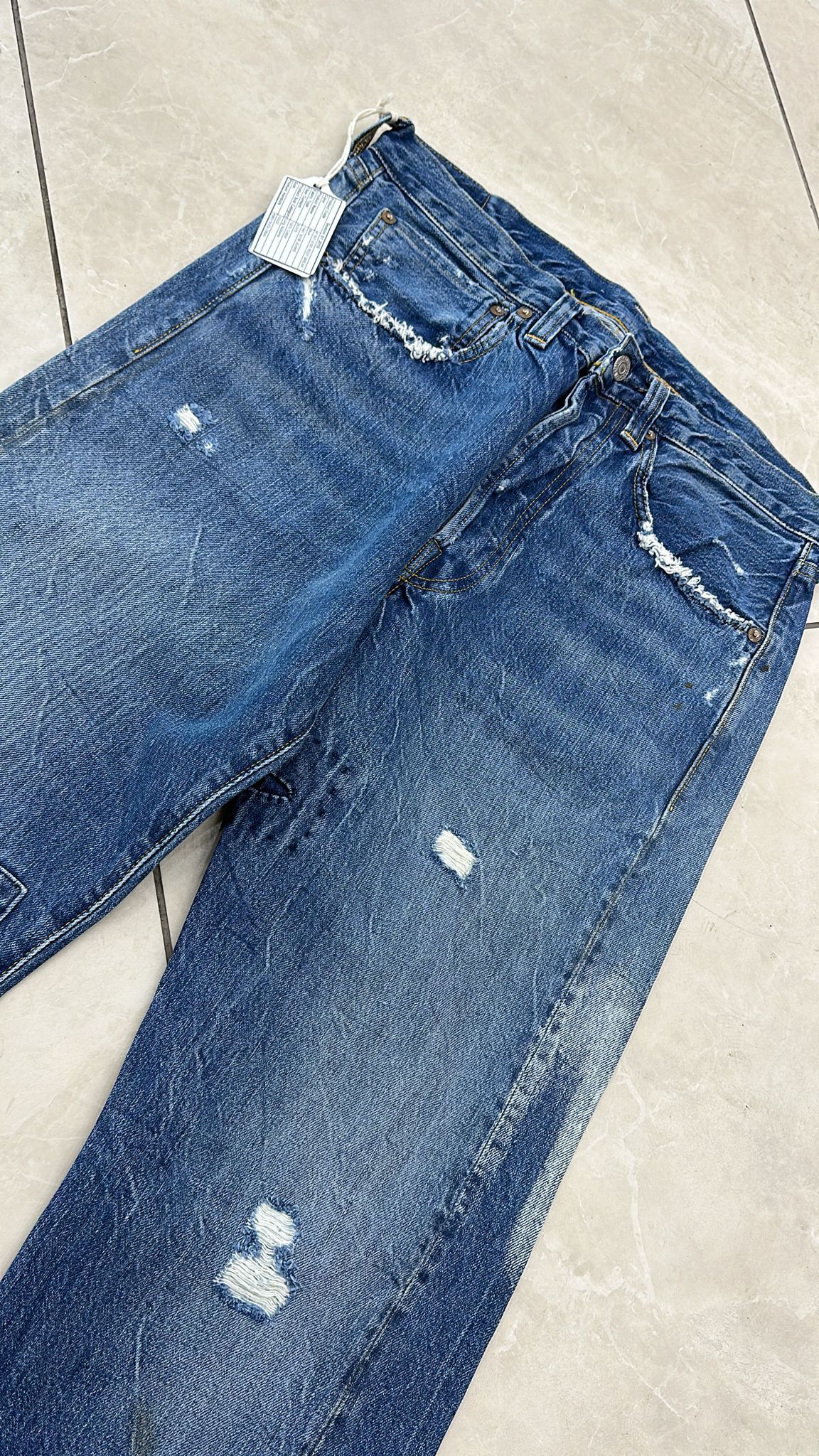 Levi's Vintage Clothing Levis LVC SAMPLE 501XX 1947 Selvedge Jeans W32/L32 Size US 32 / EU 48 - 13 Thumbnail