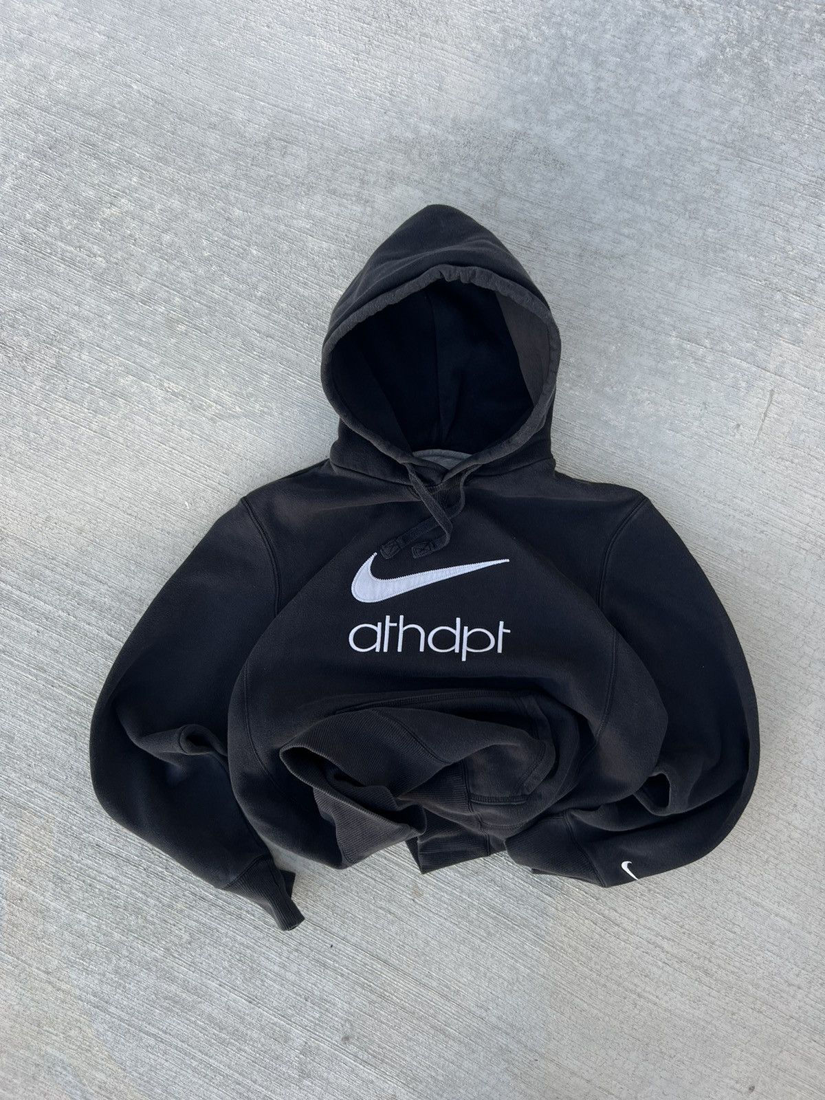 image of Nike Hoodie Athletic M in Faded Black, Men's (Size Medium)