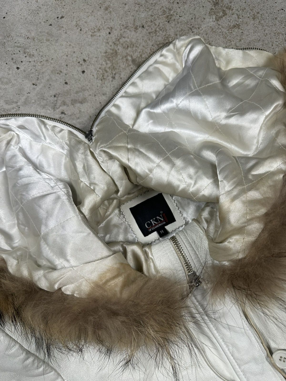 Japanese Brand Vintage Y2K N2B Leather Bomber Racoon Fur Jacket Flyers Size US S / EU 44-46 / 1 - 13 Thumbnail