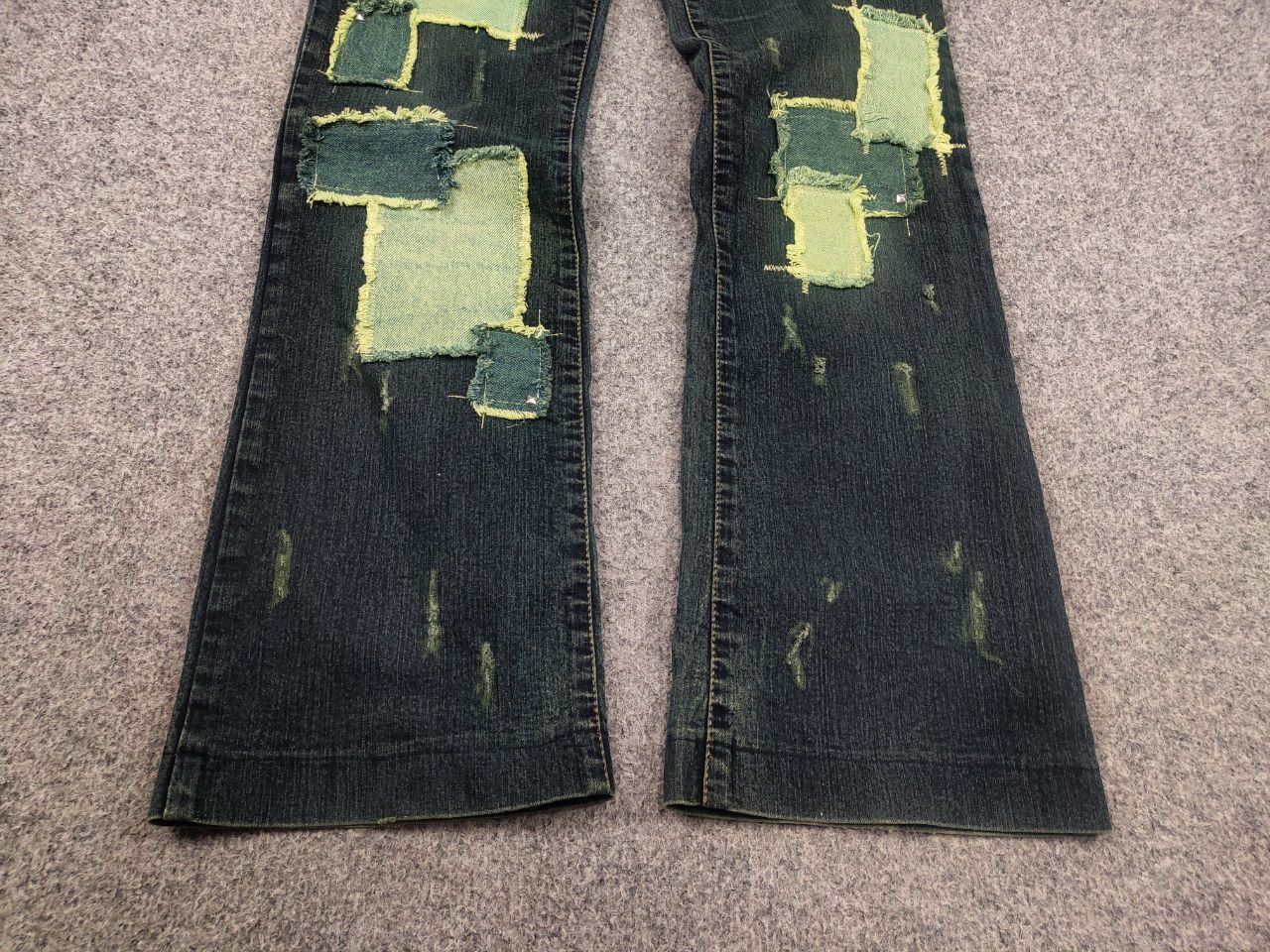 Miss Sixty Vintage Miss Sixty roxy Low Rise Flared patchwork Jeans Y2K Size 31" - 9 Thumbnail