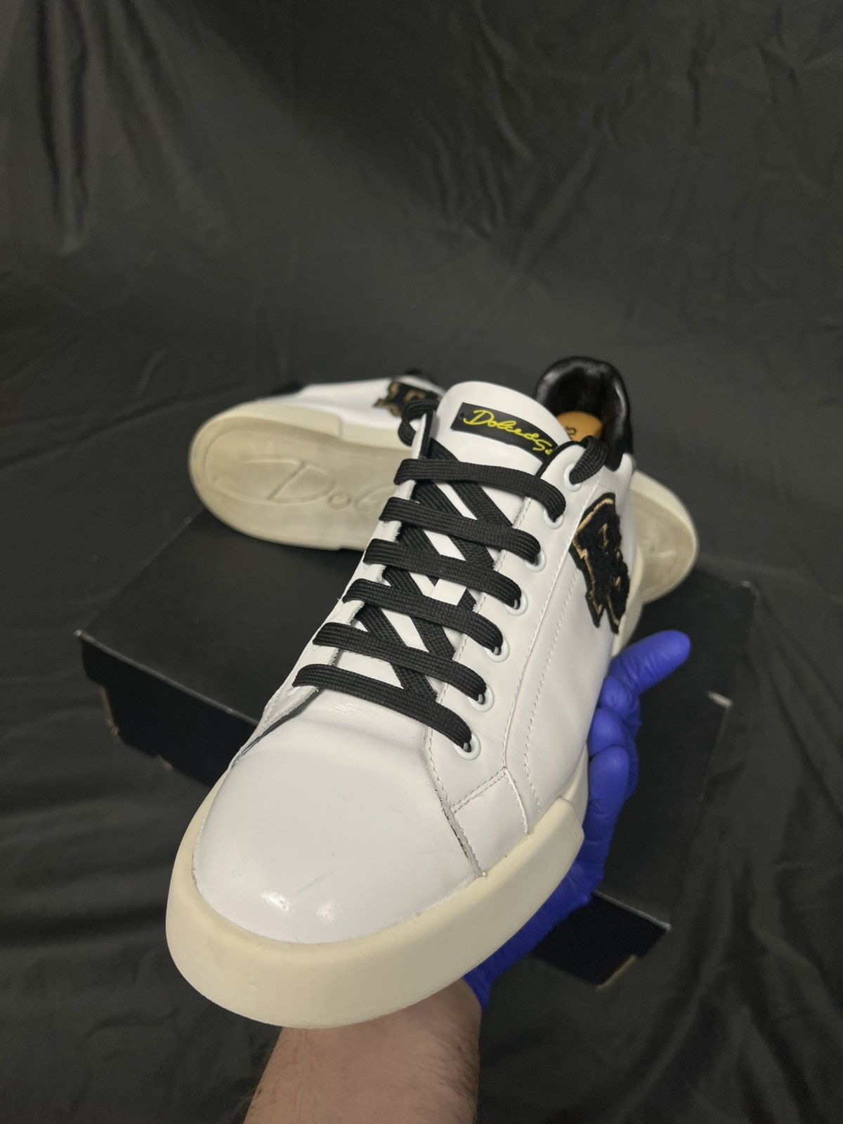 Dolce & Gabbana Dolce & Gabbana sneakers white low top old money Size US 9.5 / EU 42-43 - 10 Thumbnail