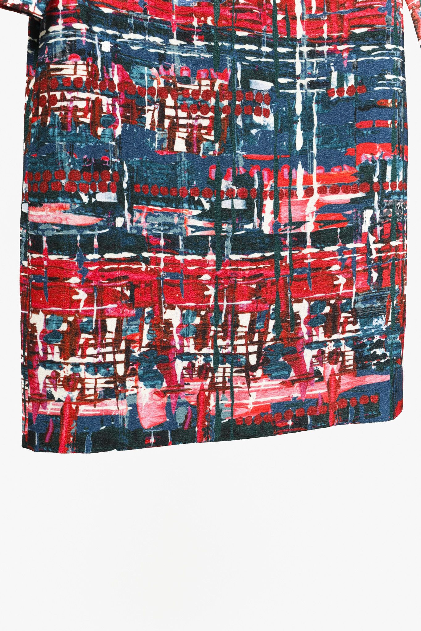 Max Mara Weekend MaxMara Multicoloured 3/4 Sleeve Shift Dress Size XS / US 0-2 / IT 36-38 - 7 Thumbnail