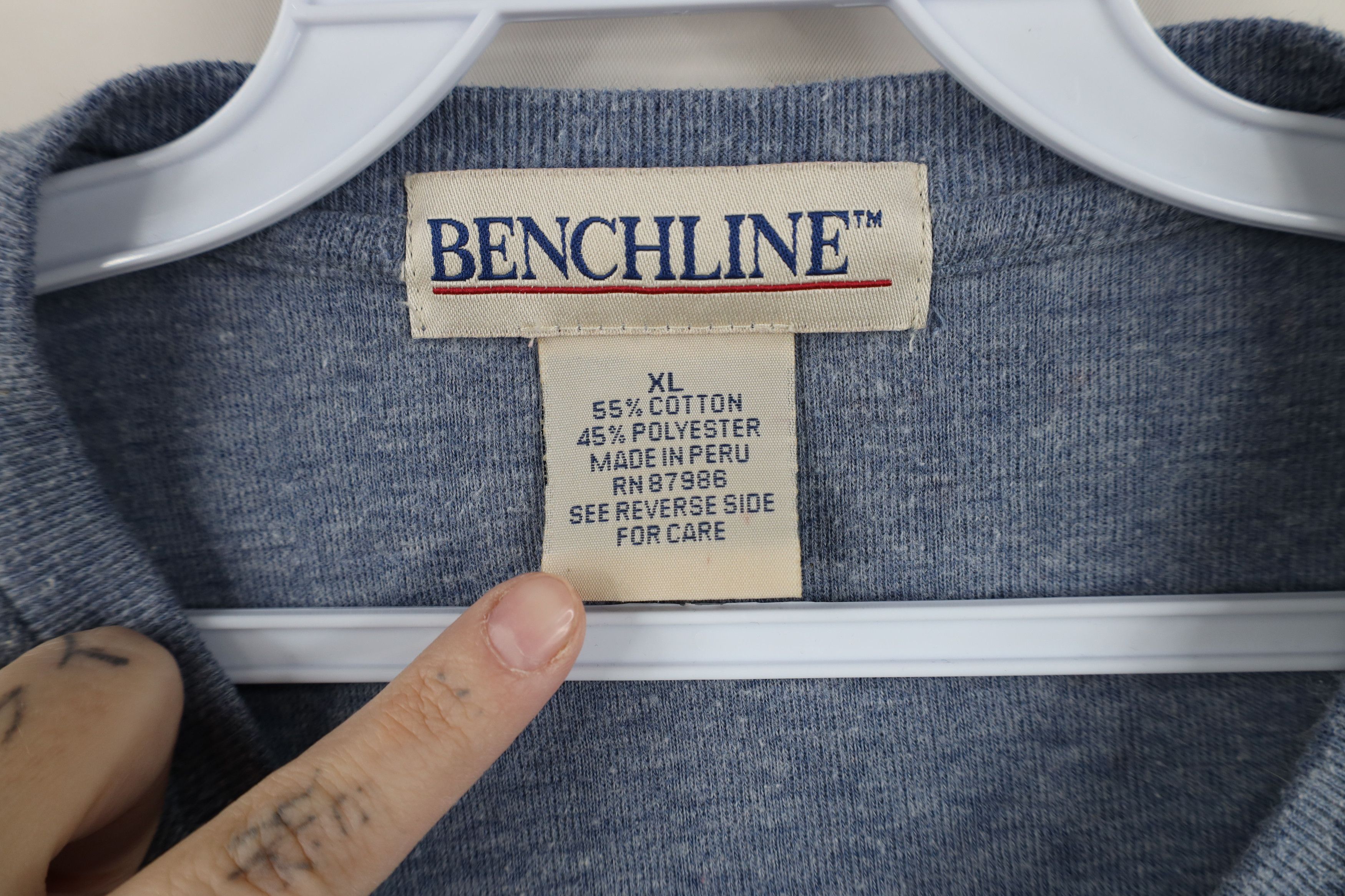 Vintage Vintage 90s Streetwear Knit Short Sleeve Henley T-Shirt Size US XL / EU 56 / 4 - 6 Thumbnail