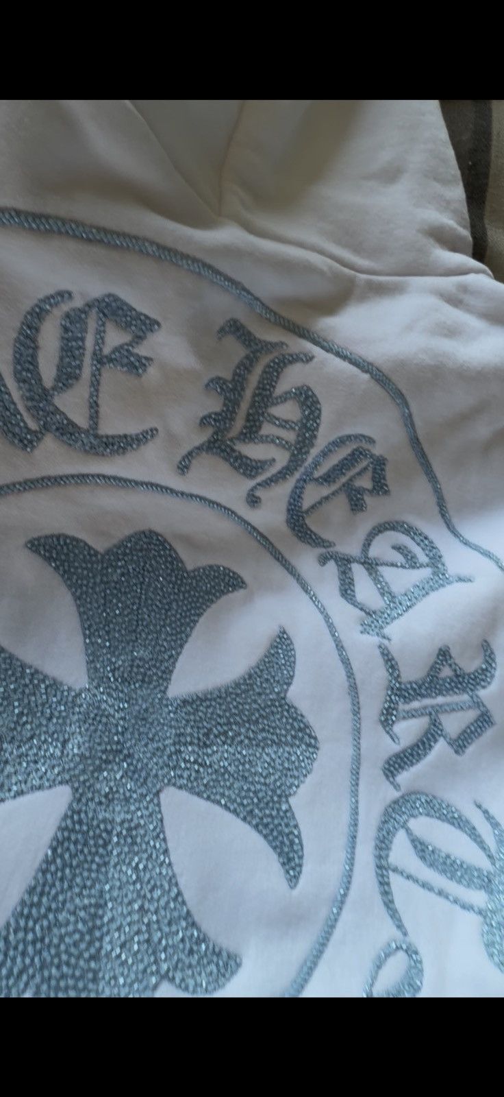 Chrome Hearts Chrome HeartsBeaded Horseshoe White Zip Up Hoodie Size US L / EU 52-54 / 3 - 2 Thumbnail