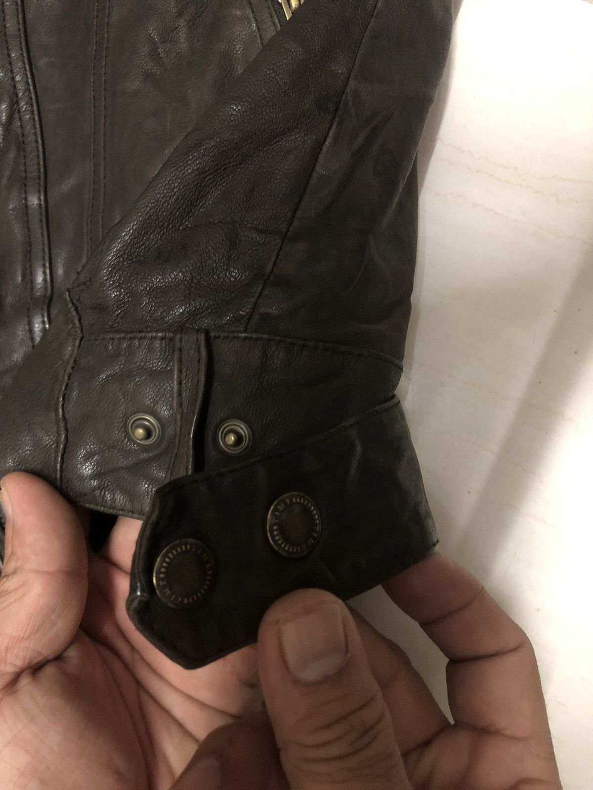 TIME HOMME Vtg leather jacket moto time homme Size US M / EU 48-50 / 2 - 14 Thumbnail