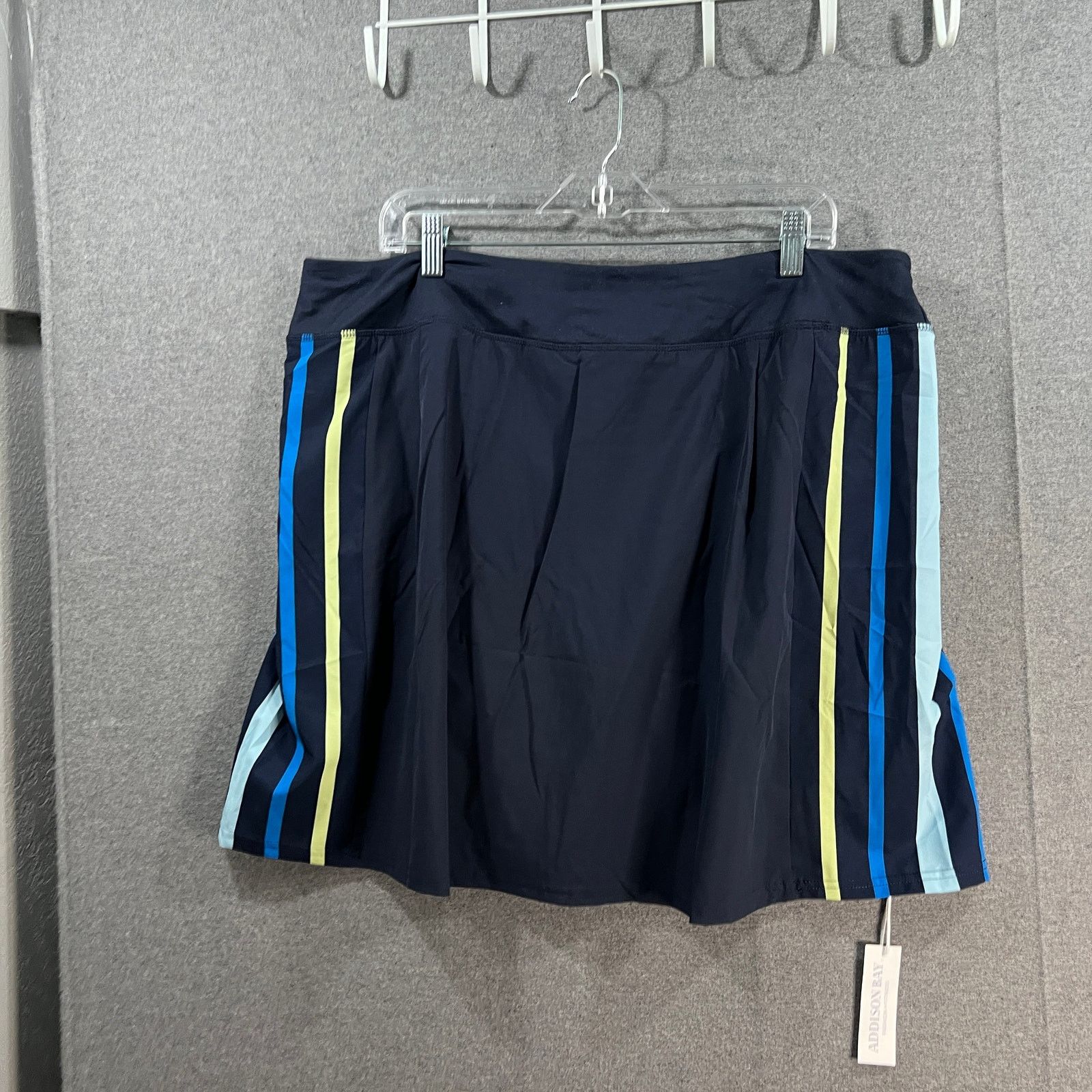 Other AB by Addison Bay Society Hill Skort Navy/Stripes Size 1X Size 36" / US 14 / IT 50 - 1 Thumbnail