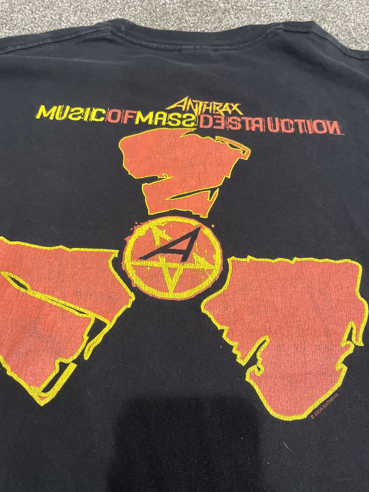 Band Tees × Vintage ANTHRAX 2004 band tee SIZE XL Size US XL / EU 56 / 4 - 6 Thumbnail