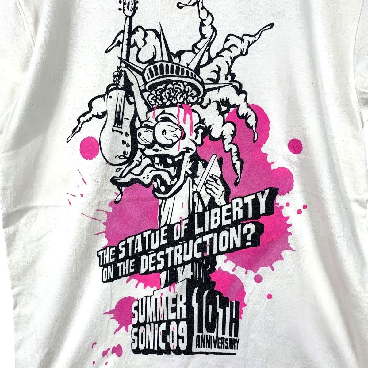 Designer Vintage SUMMER SONIC 2009 x RAT FINK Punk Tee Shirt Size US L / EU 52-54 / 3 - 2 Thumbnail