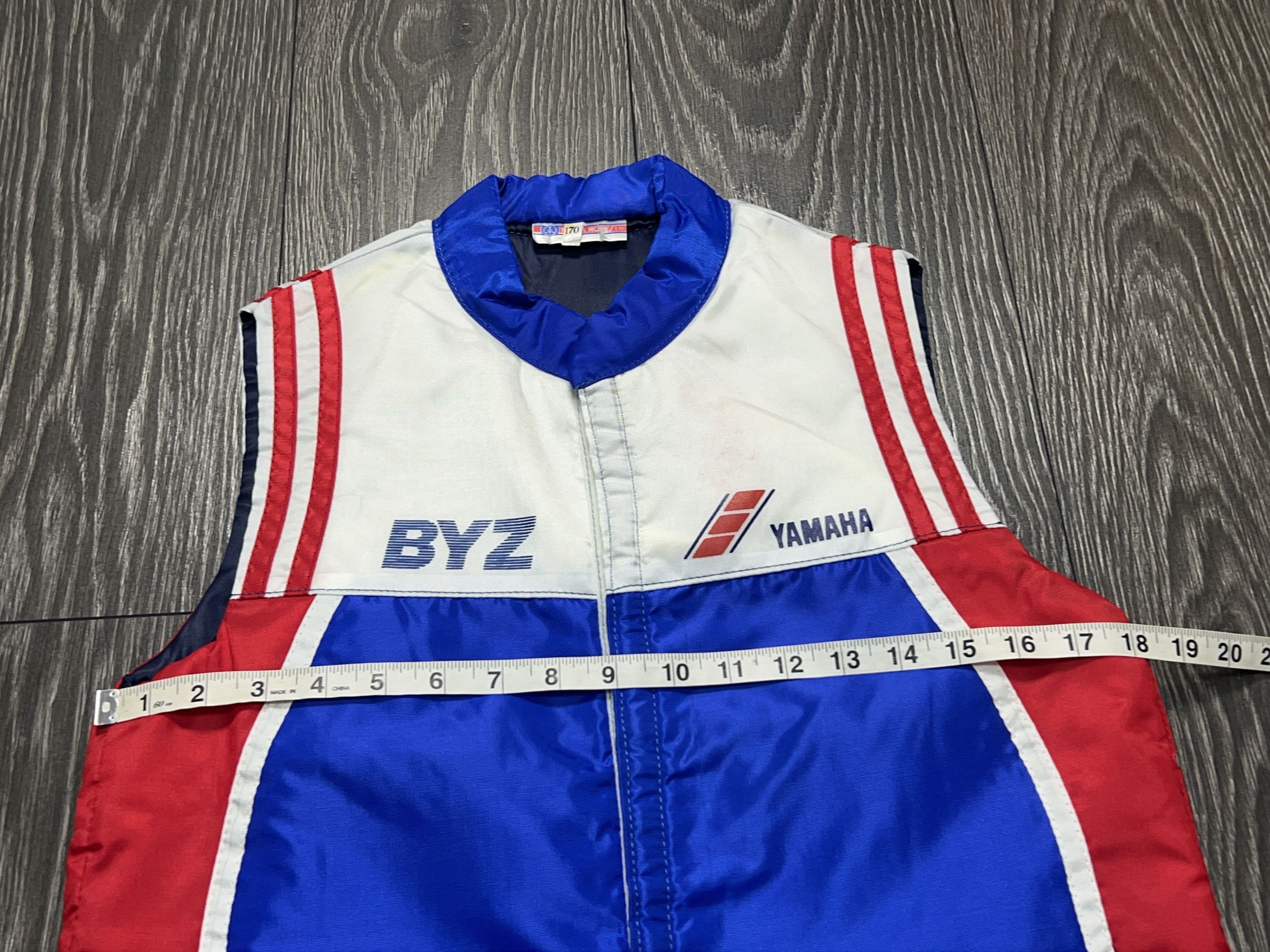 Yamaha Junior Kids Vintage BYZ Old School BMX Dirt Jump Gilet 170cm Size US XS / EU 42 / 0 - 7 Thumbnail