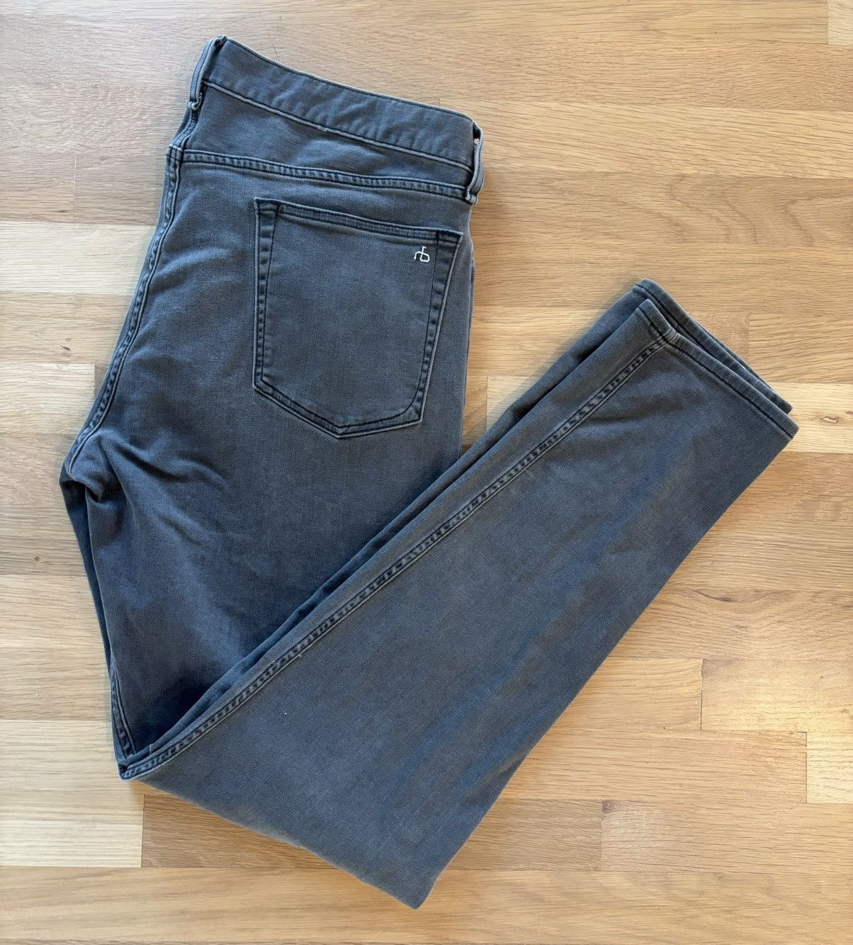 Rag & Bone Rag & Bone Grey Denim Fit 1 Extra Slim Jeans Size US 38 / EU 54 - 1 Thumbnail