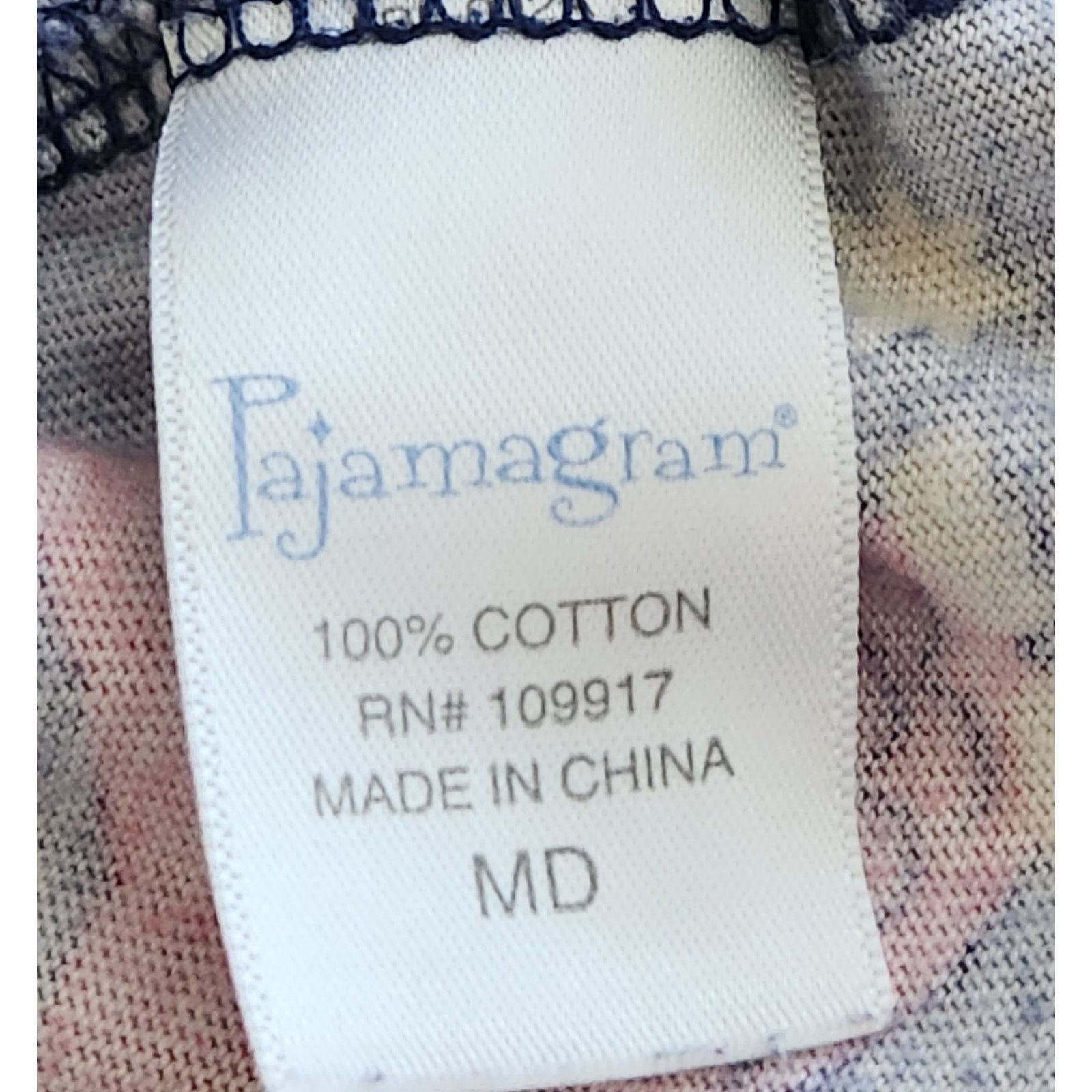 Other Pajama Gram Blue Owl Print PJ Bottoms Medium Lightweight Size 30" / US 8 / IT 44 - 3 Thumbnail