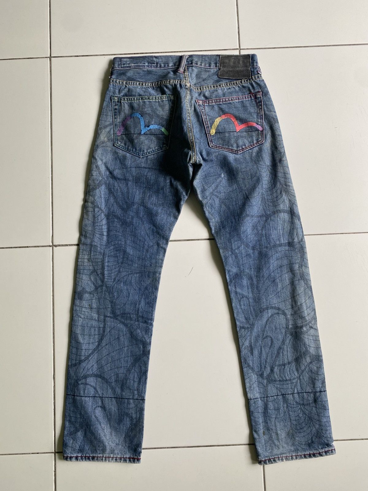 Evisu Vintage Evisu hiko Yamane design good condition Size US 31 - 2 Thumbnail