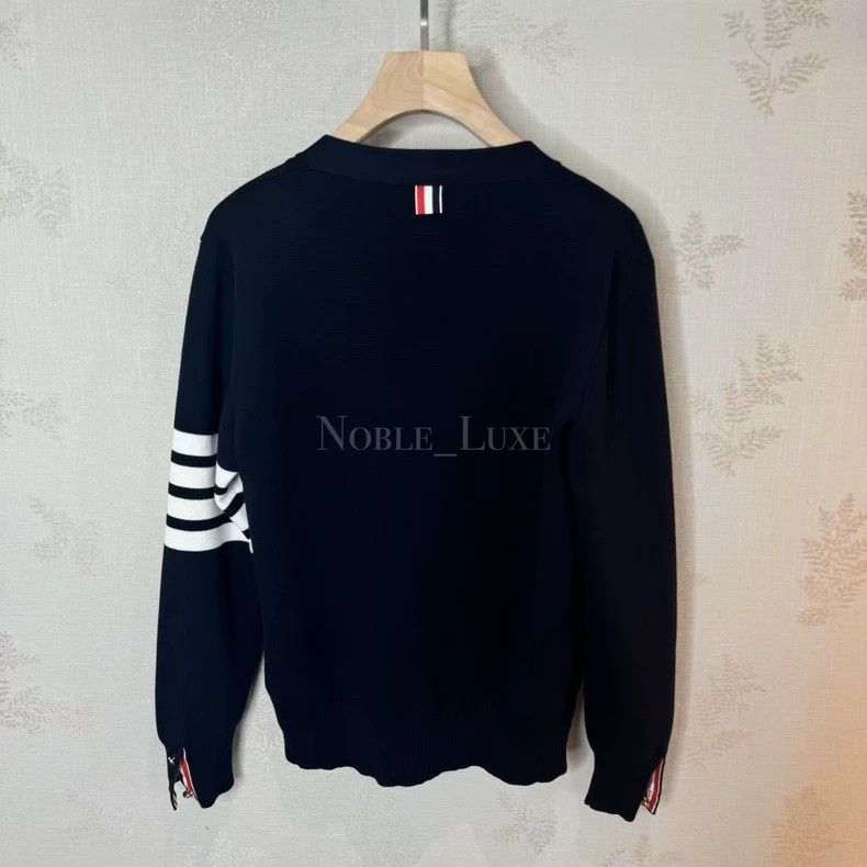 Thom Browne Thom Browne Cotton knit cardigan Size US M / EU 48-50 / 2 - 3 Thumbnail