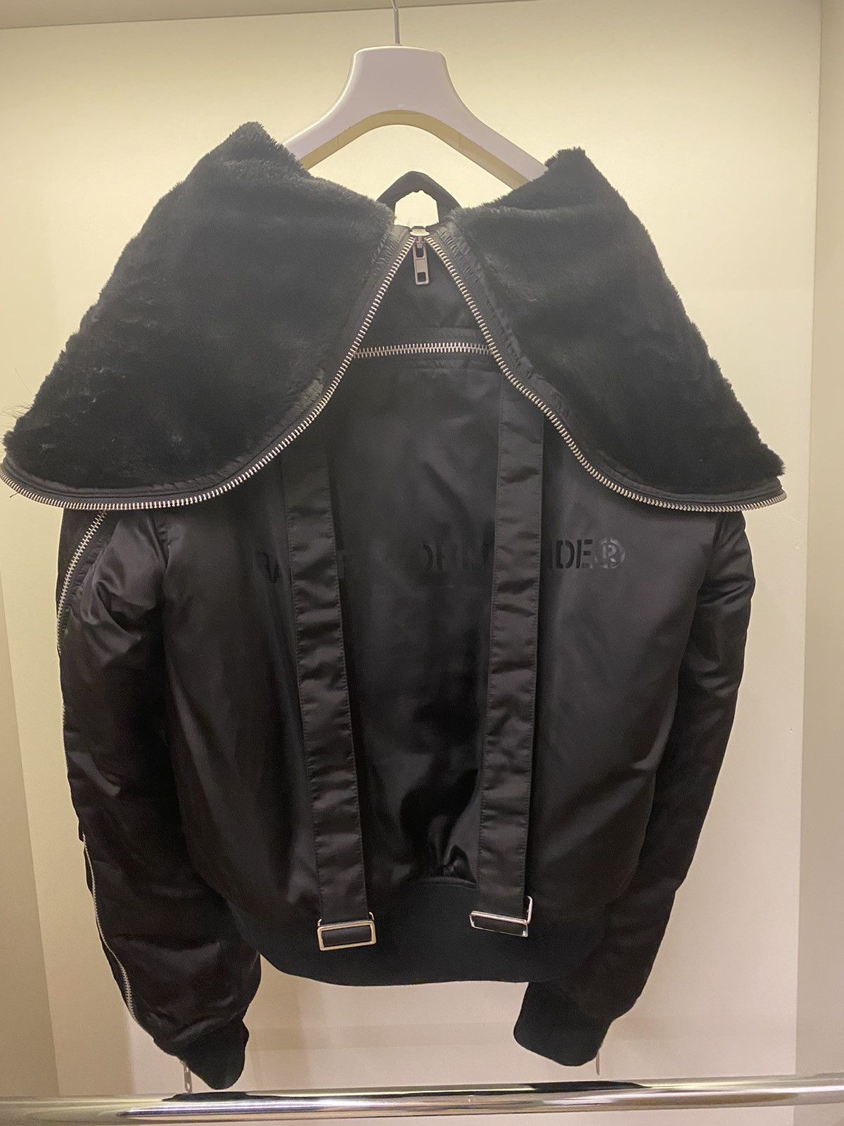 Racer Worldwide Racer Worlwide Aviator Bomber Jacket Black