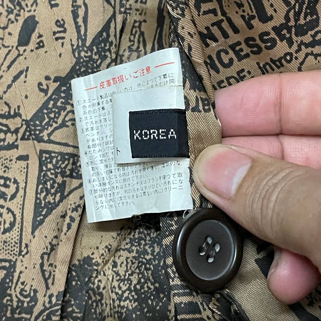Japanese Brand Vintage Wind Armor Button Leather Jacket Size US S / EU 44-46 / 1 - 11 Thumbnail