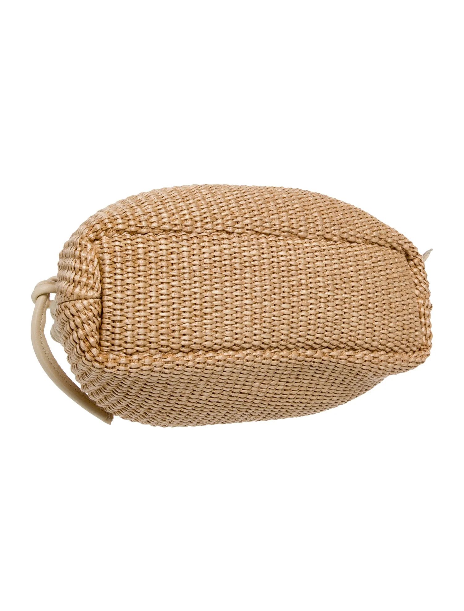 Mansur Gavriel os11x0126 Size: OS / Cloud Mini Raffia Clutch Bag in Beige Size ONE SIZE - 5 Thumbnail