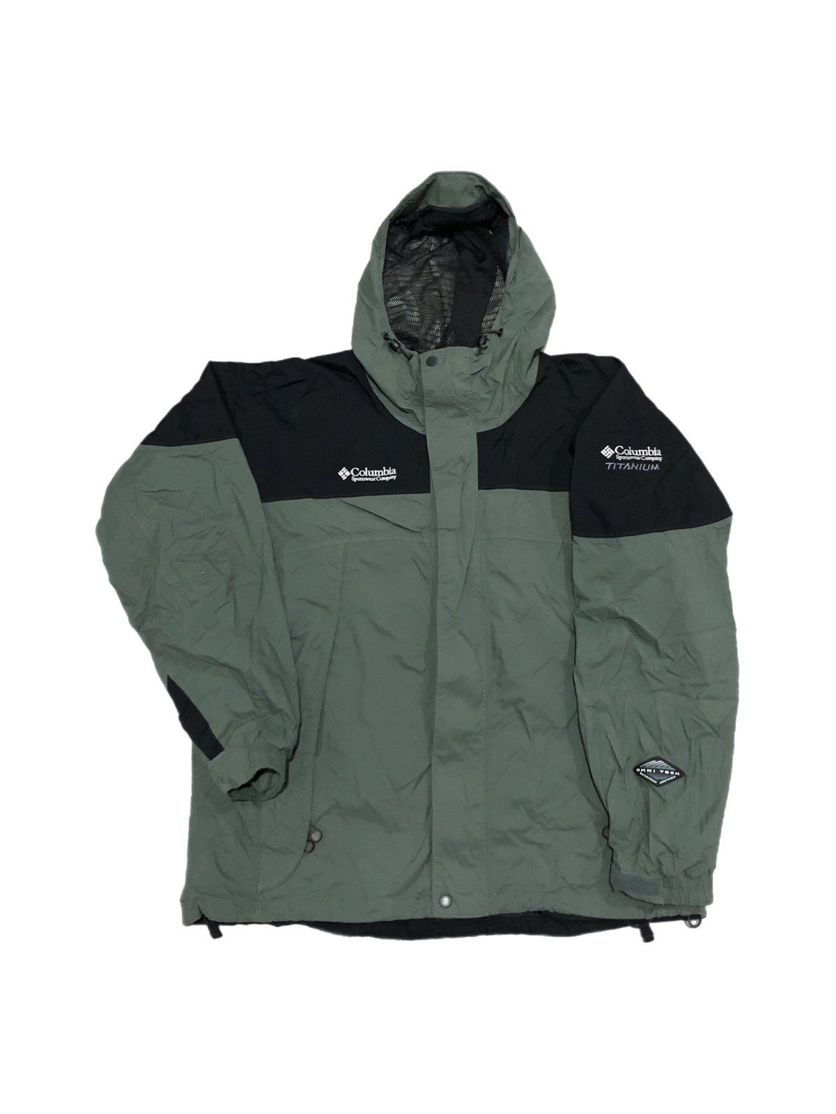 【美品 高機能】US Columbia TITANIUM OMNI-TECH USED】00'S COLUMBIA TITANIUM OMNI TECH MOUNTAIN