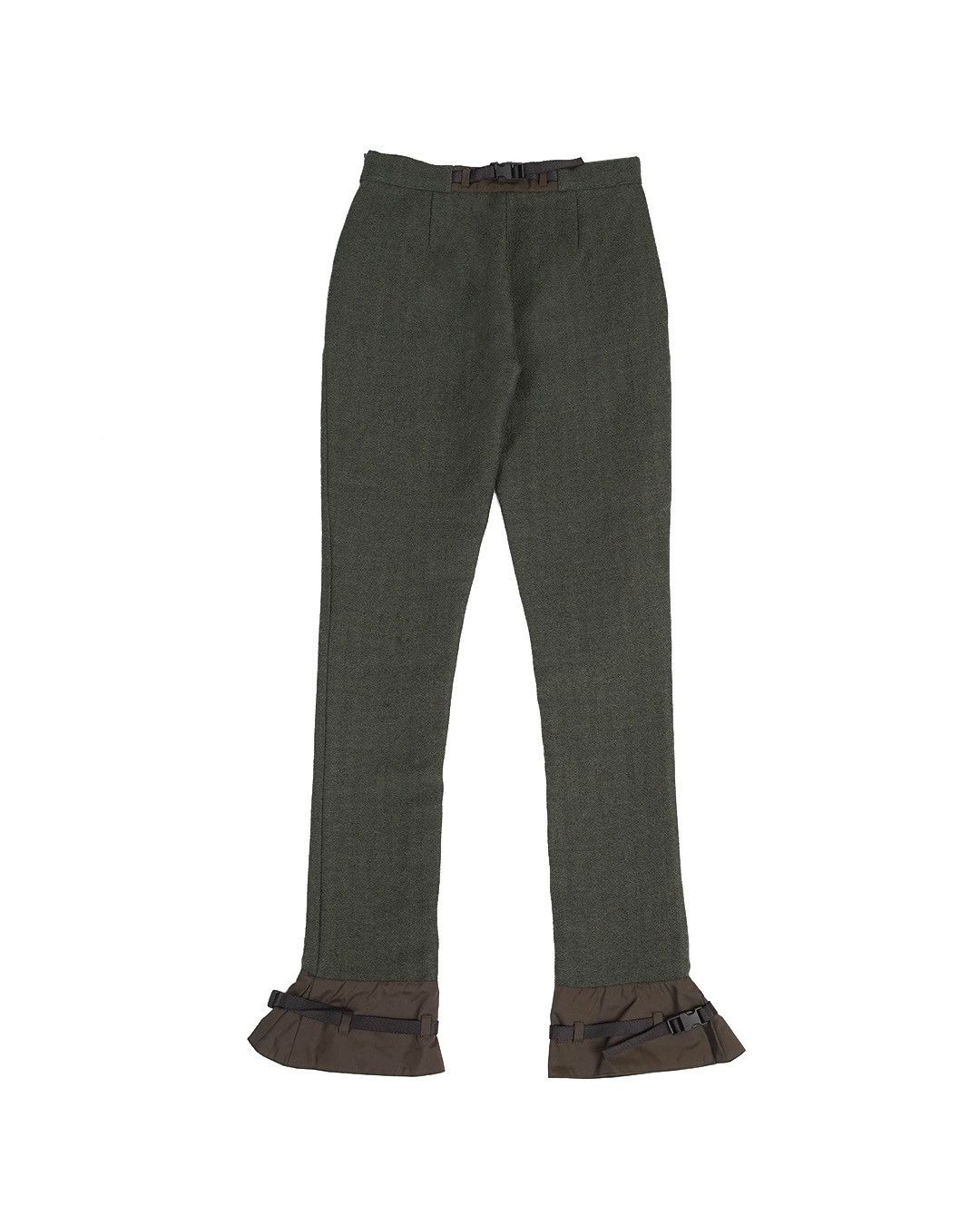 Miu Miu Miu Miu F/W1999 Wool Pant with Buckle Belt Legs Size 26" / US 2 / IT 38 - 6 Thumbnail