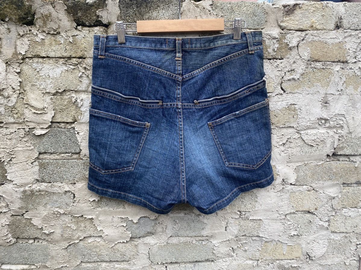 Issey Miyake × Zucca Zucca Denim Shorts Size 31" - 2 Thumbnail