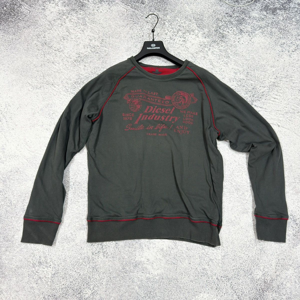 Diesel × Vintage Diesel Vintage Mens Sweatshirt XL size Size US XL / EU 56 / 4 - 1 Thumbnail