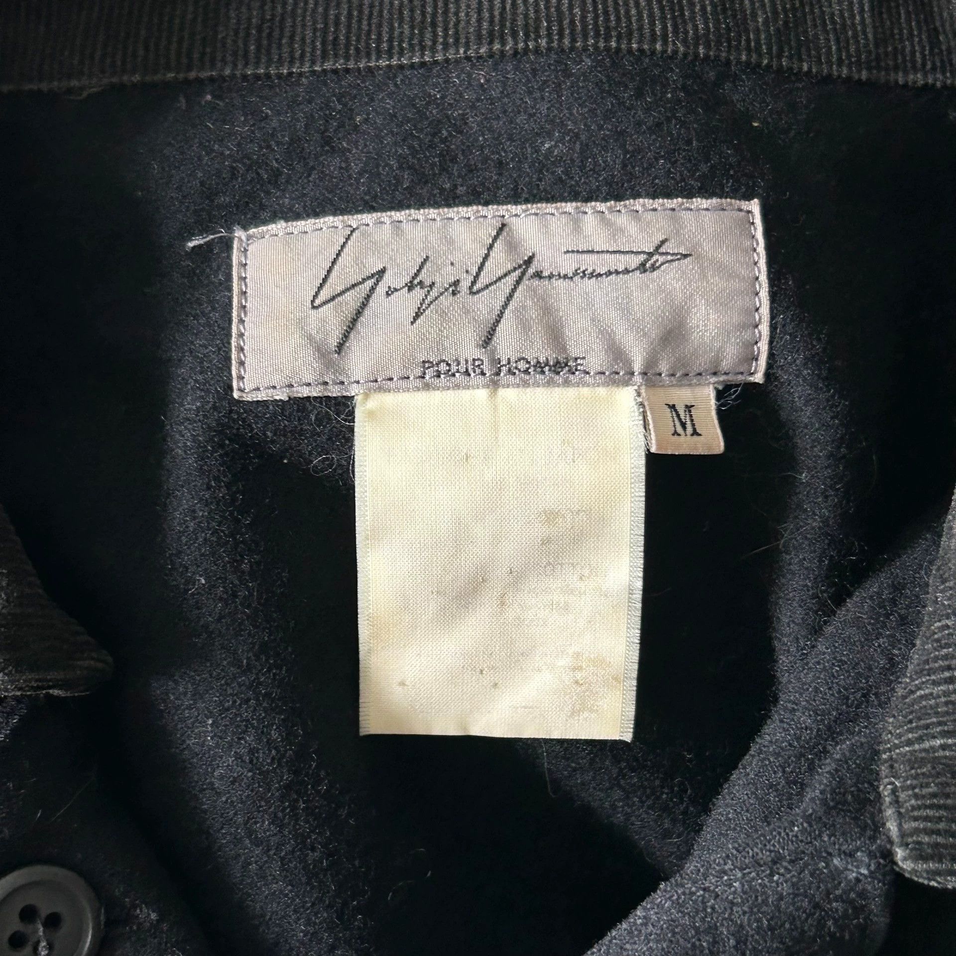 Yohji Yamamoto Yohji Yamamoto 98AW Mens Paneled Collar Wool Shirt Size US M / EU 48-50 / 2 - 6 Thumbnail