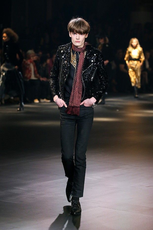 Saint Laurent Paris Saint Laurent D10 black chain Size US 30 / EU 46 - 3 Thumbnail