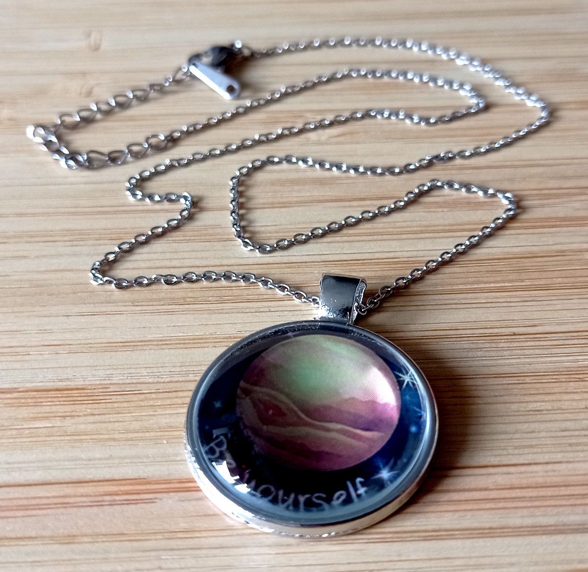 Hysteric Glamour × Japanese Brand × Vintage Punk Tiny Planet Mars Stainless Steel Silver Necklace Unique Size ONE SIZE - 8 Thumbnail