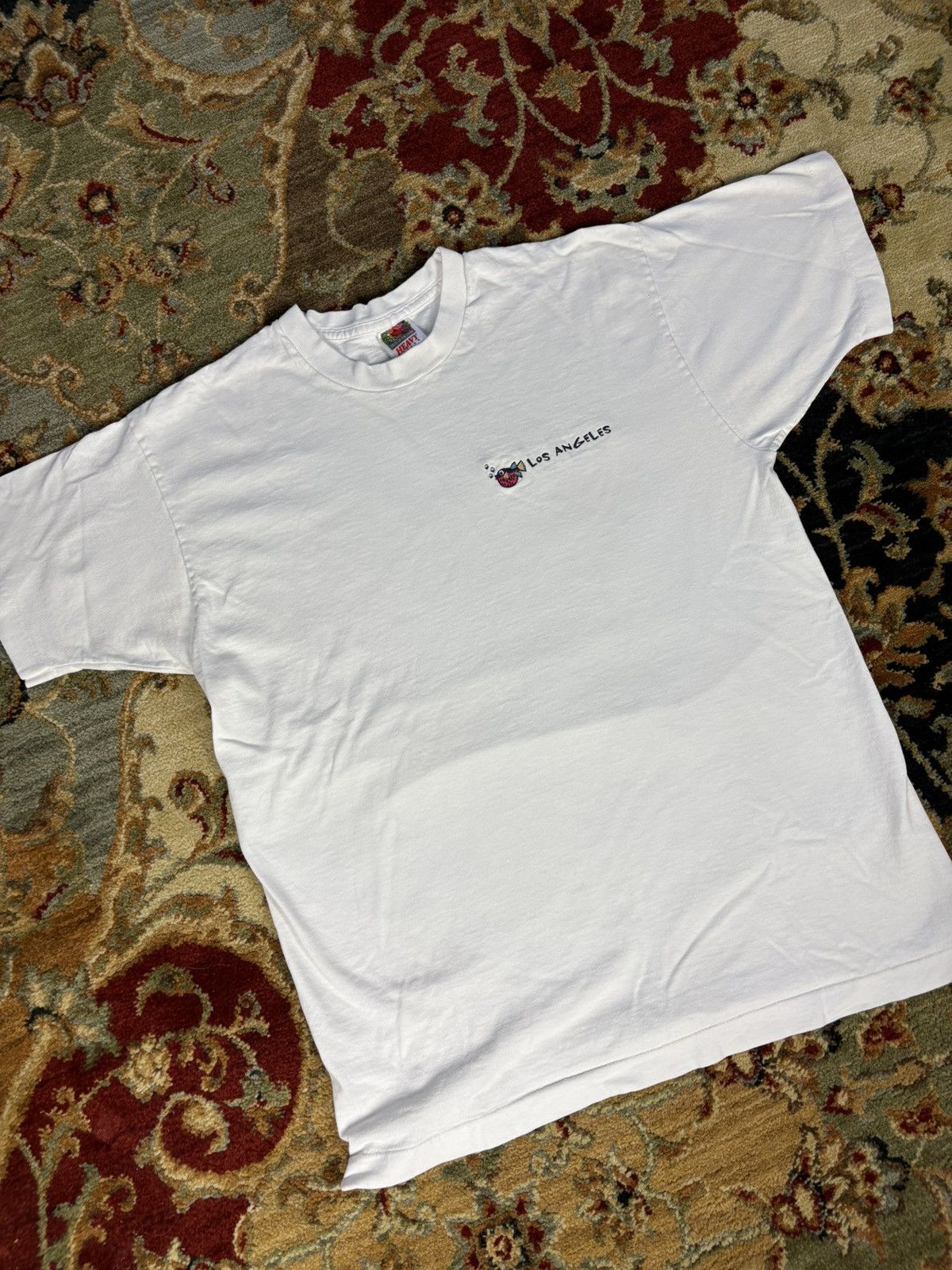 Los Angeles Apparel × Vintage Vintage 1990s Los Angeles Tshirt Size US XL / EU 56 / 4 - 6 Thumbnail