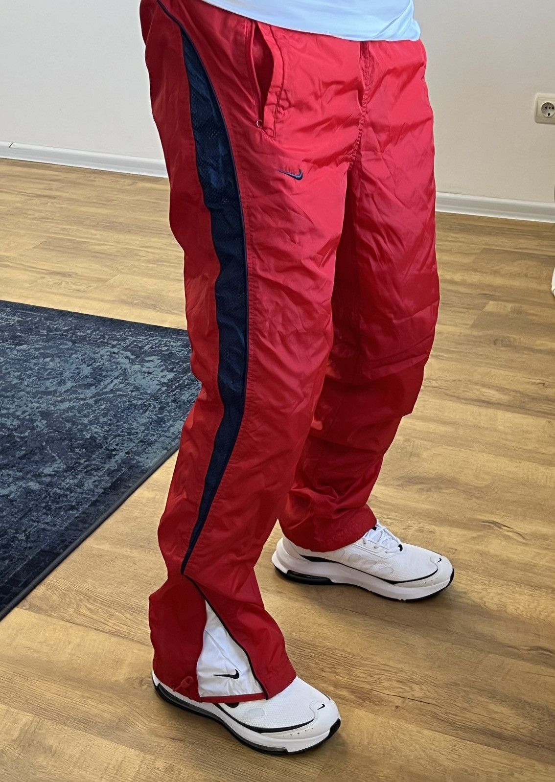 Vintage Nike vintage Rare red pants unisex Size US 30 / EU 46 - 9 Thumbnail