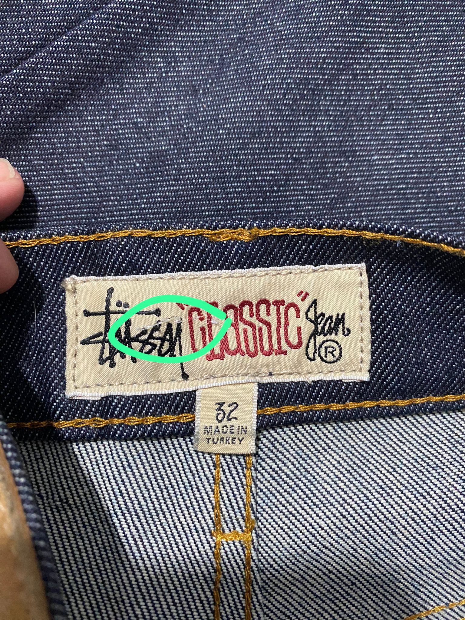Stussy Classic Jeans Denim Size US 32 / EU 48 - 10 Thumbnail