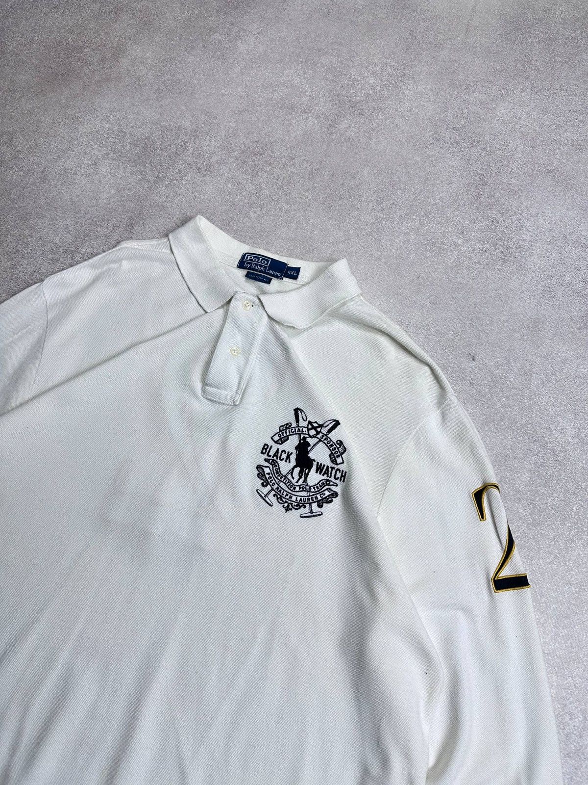Polo Ralph Lauren Vintage Polo Ralph Lauren Rugby Big Pony Shirt Rare XXL Size US XXL / EU 58 / 5 - 2 Thumbnail