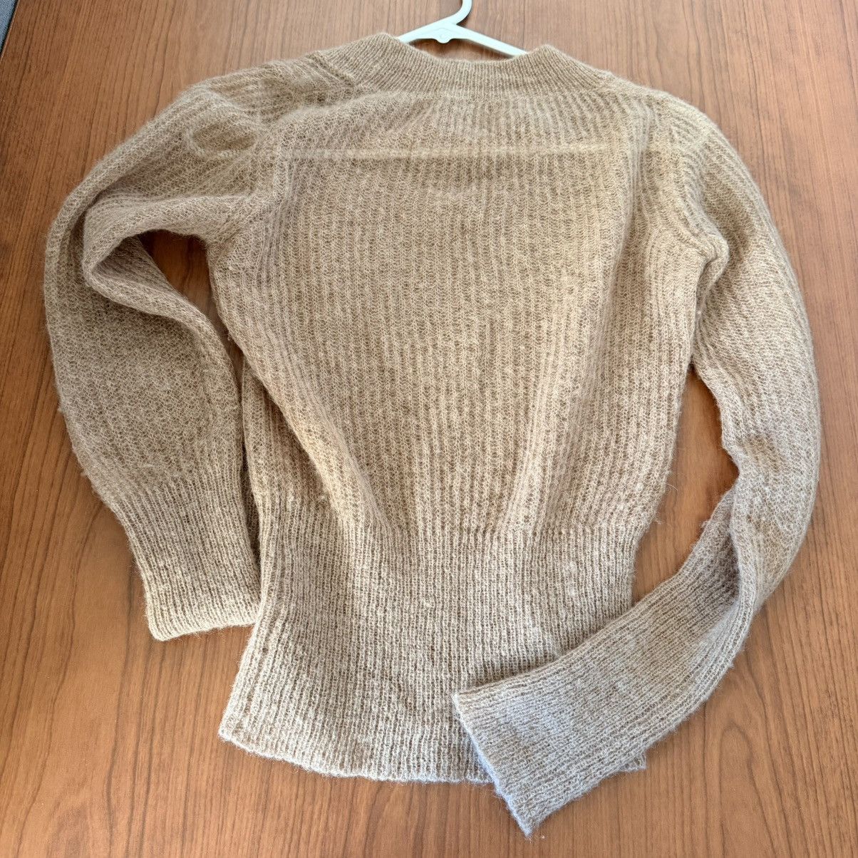 Jacquemus Jacquemus La Maille Dao Ribbed-Knit Sweater Italy 36 Beige Size XS / US 0-2 / IT 36-38 - 11 Thumbnail
