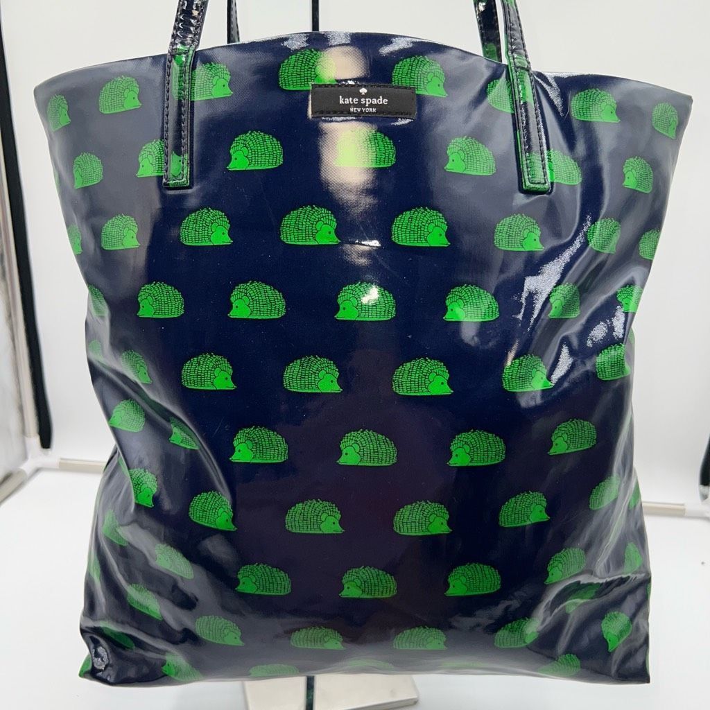 Kate Spade Kate Spade Daycation Hedgehog Bon Shopper Tote Blue/Green Size ONE SIZE - 1 Thumbnail