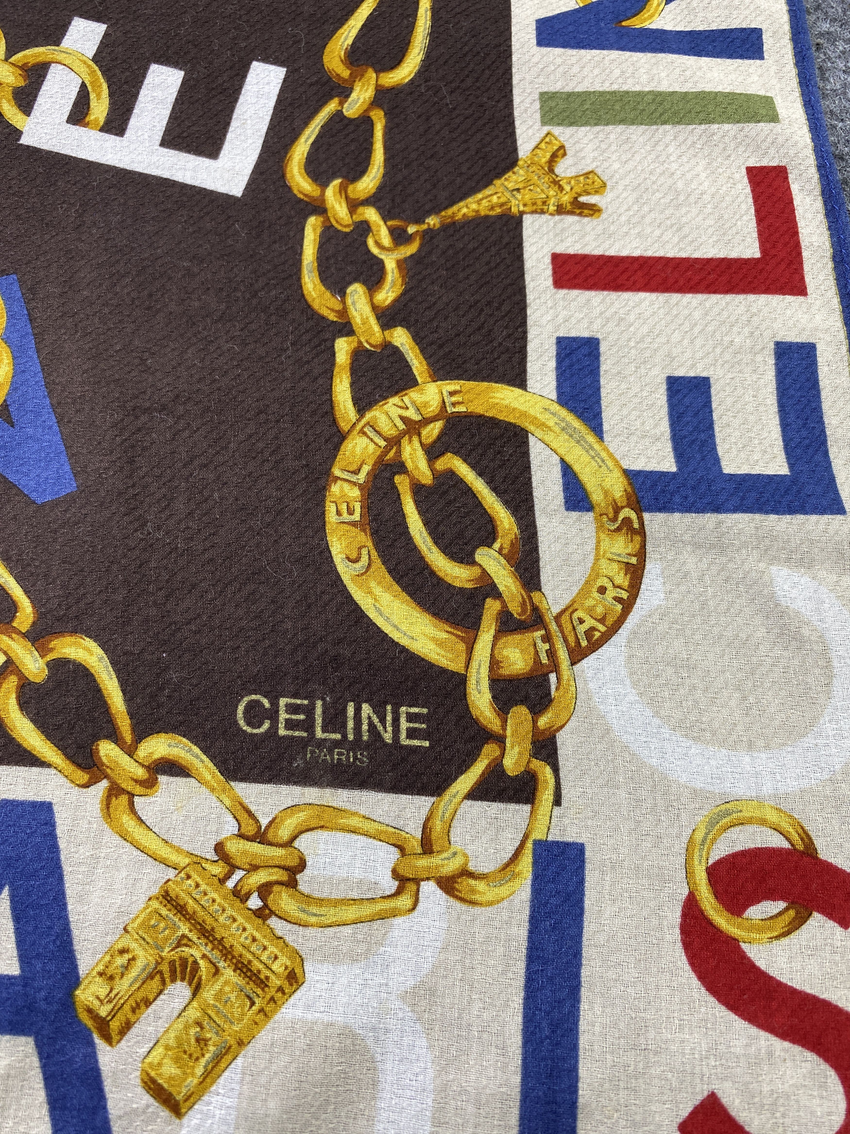 Celine Celine Handkerchief / Bandana / Neckerchief-B390 Size ONE SIZE - 5 Thumbnail