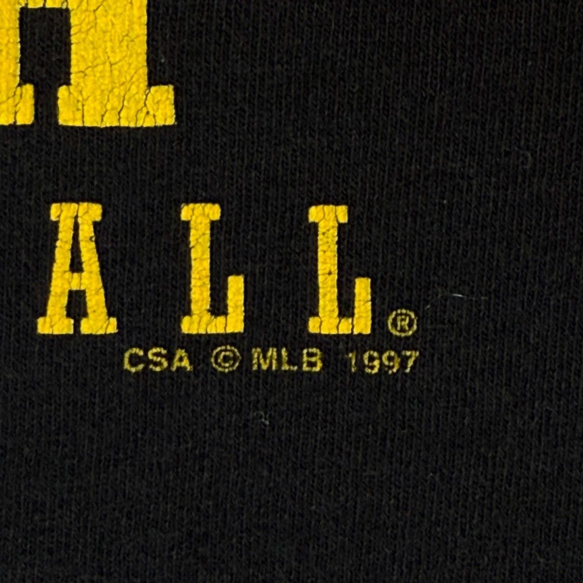 MLB × Vintage 90s Pittsburgh Pirates Vintage MLB Baseball Black Tshirt L. Size US L / EU 52-54 / 3 - 3 Thumbnail