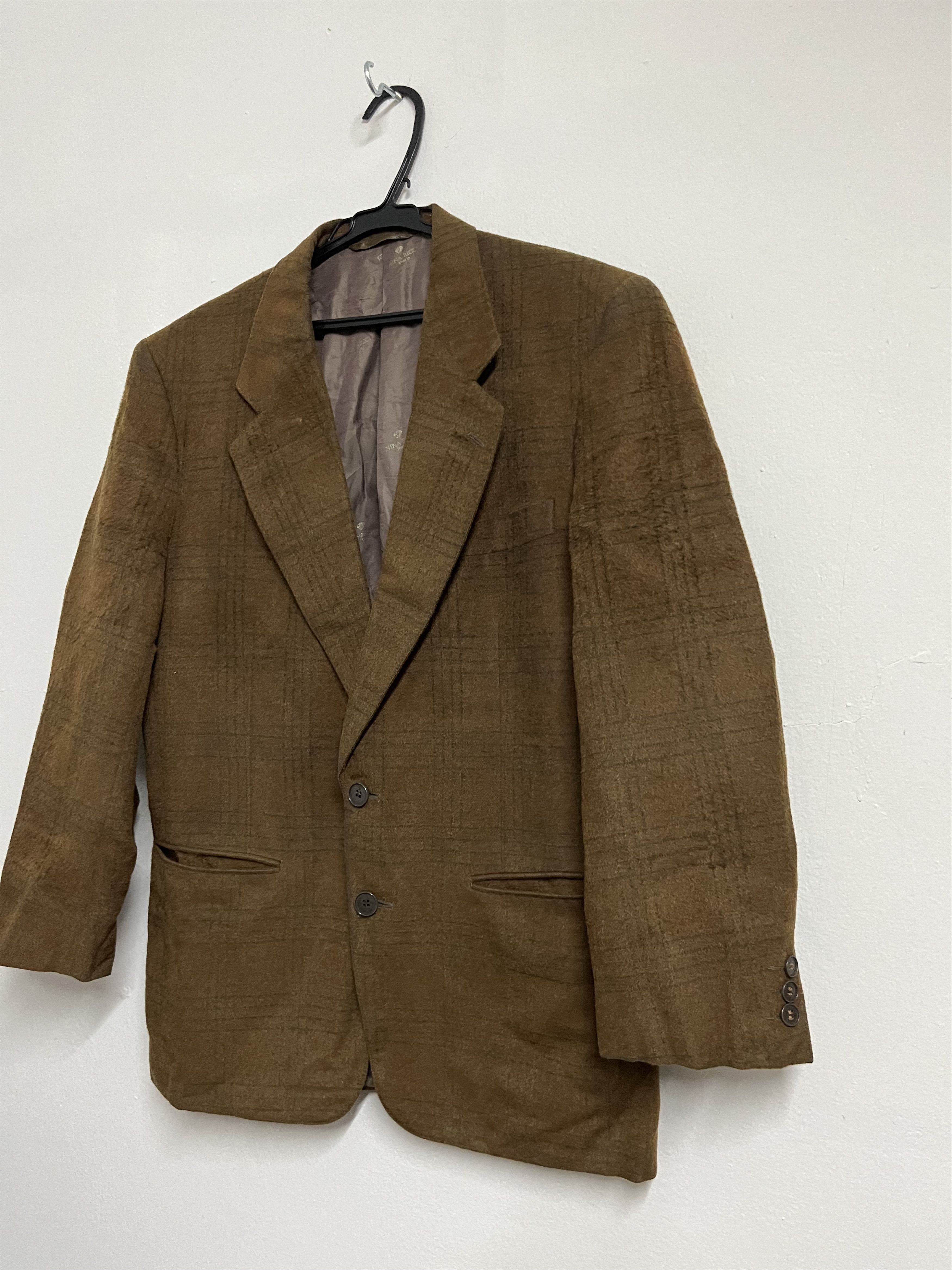Stefano Ricci 💥Luxurious NINA RICCI MONSIEUR Brown PLAID Wool Blazer Size US M / EU 48-50 / 2 - 2 Thumbnail