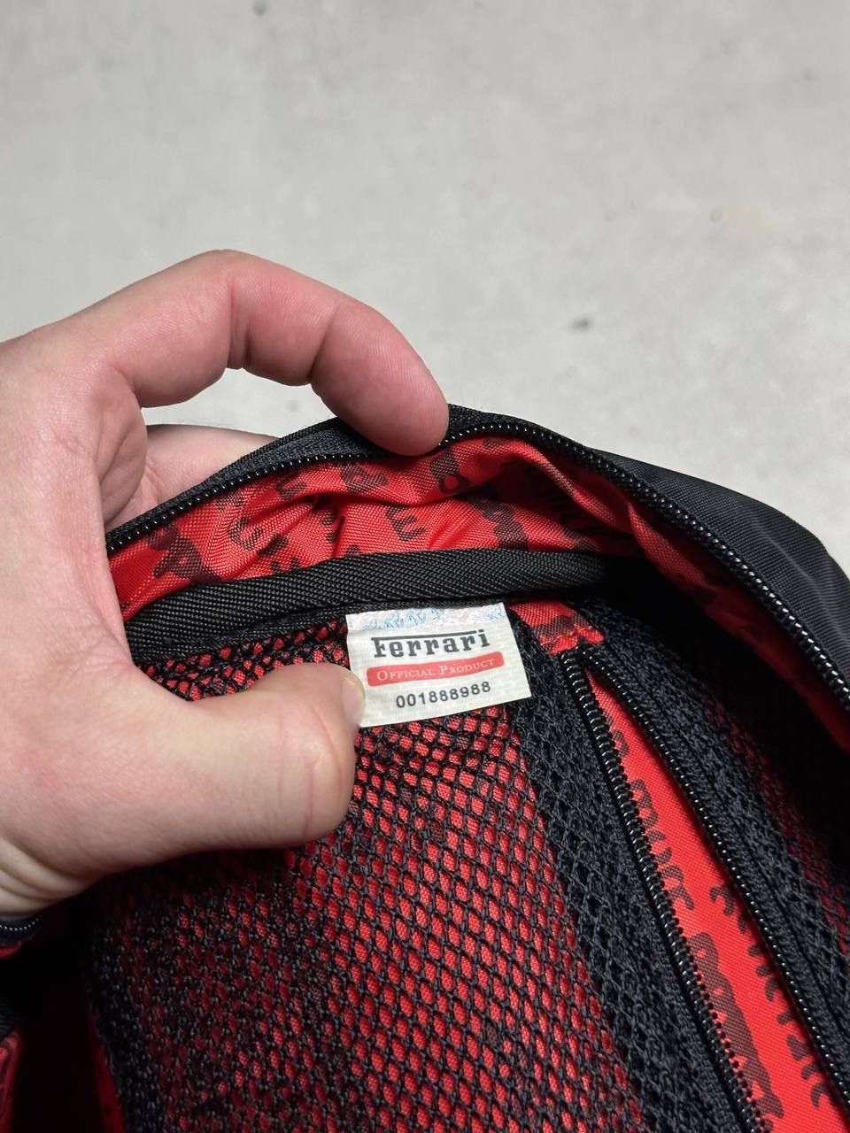 Ferrari Ferrari Vintage Backpack Racing Travel Laptop Bag Nascar Y2K Size ONE SIZE - 16 Thumbnail